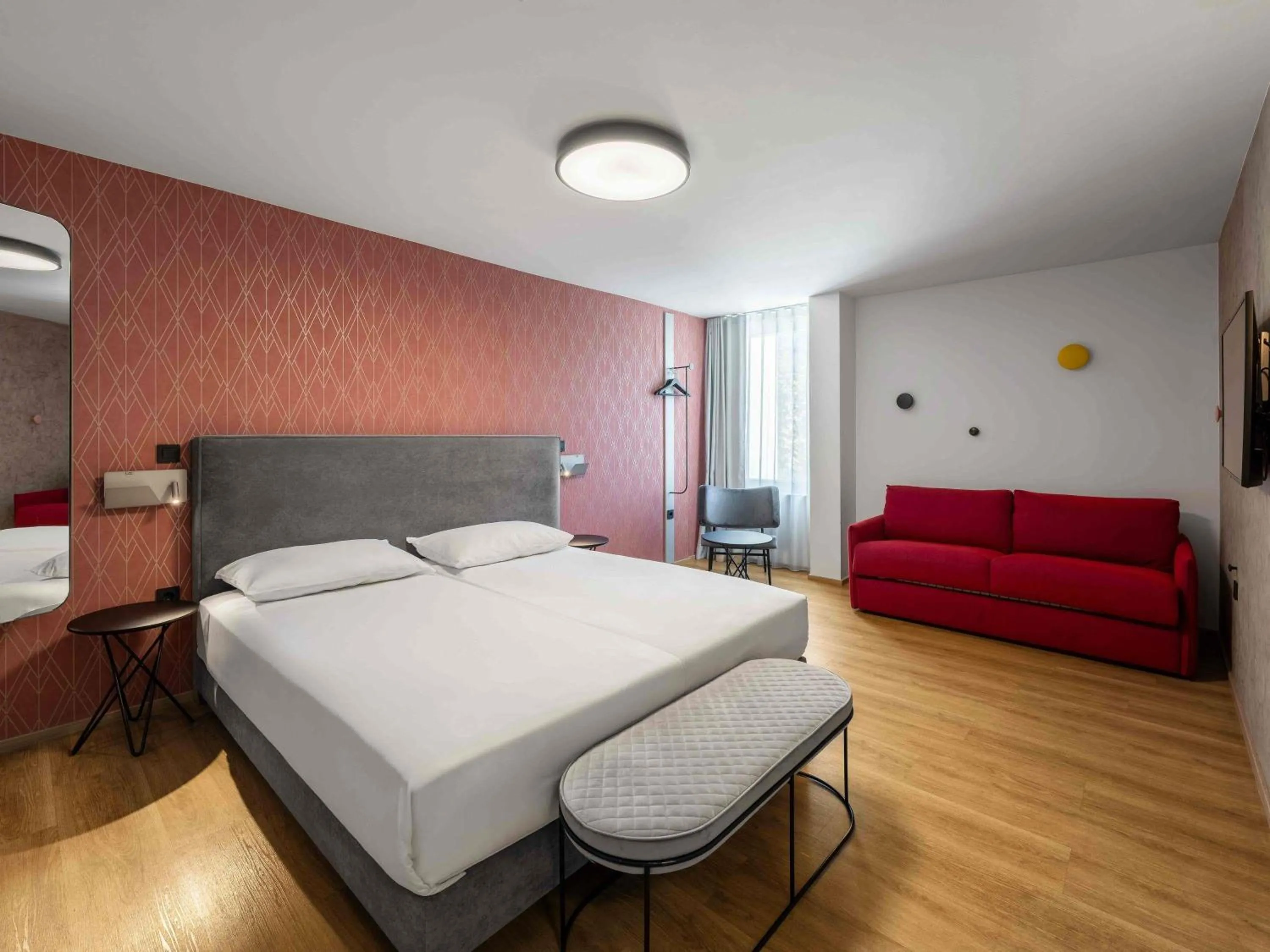 Bedroom, Bed in ibis Styles Ljubljana Centre