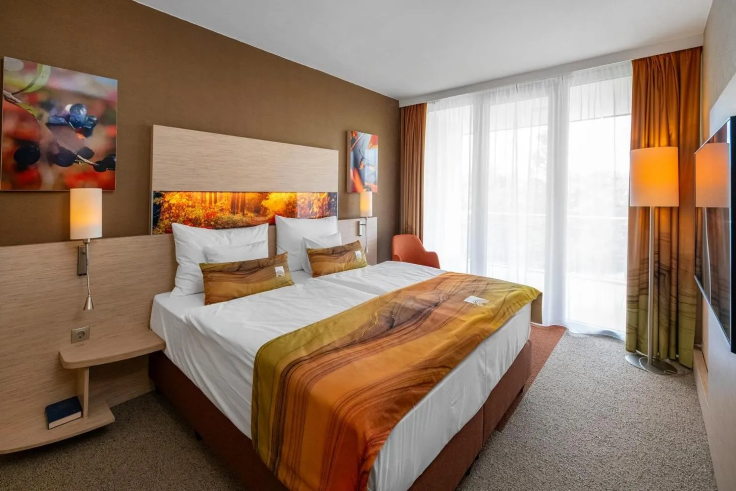 Bedroom, Bed in Lifestyle Hotel Mátra