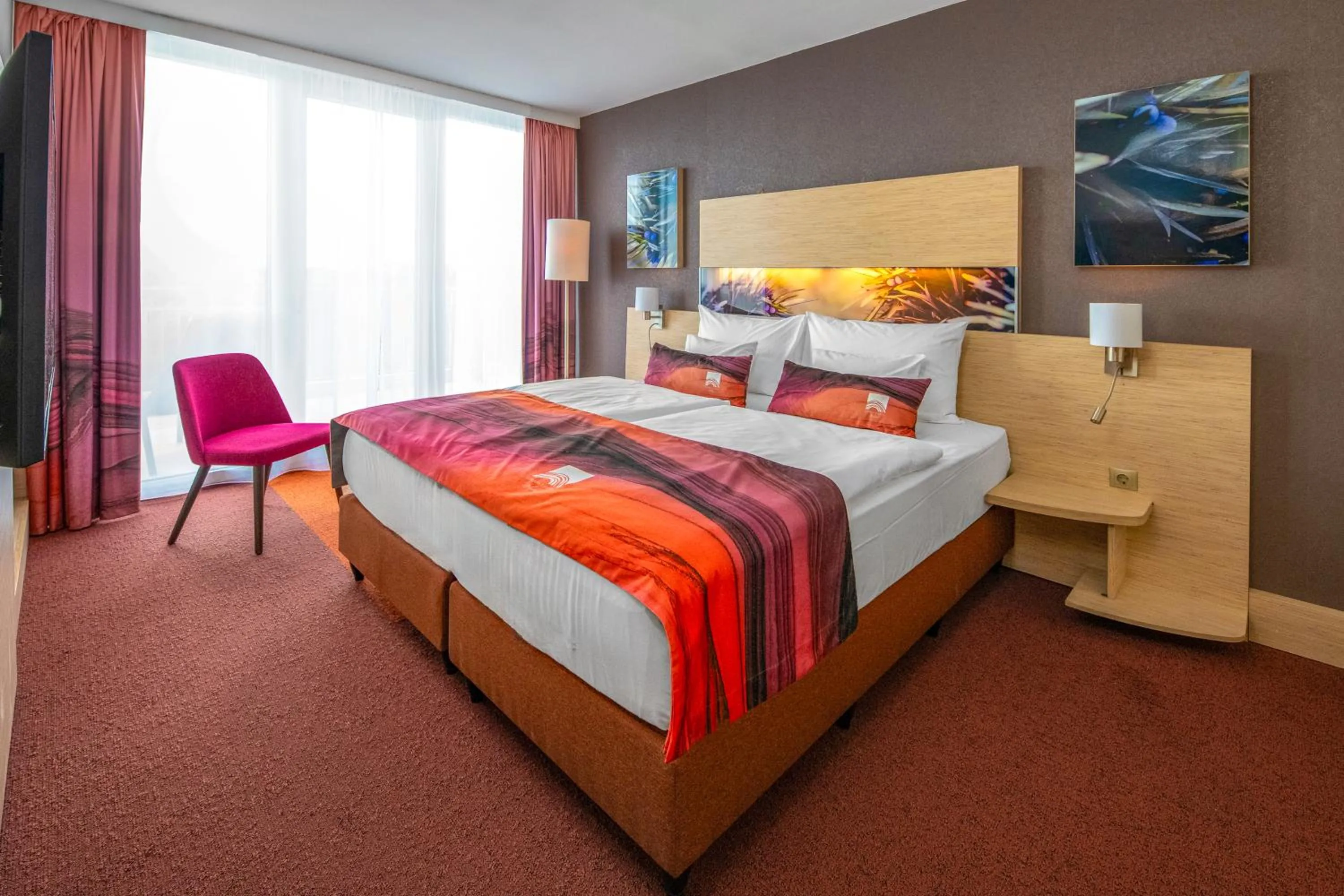 Bedroom, Bed in Lifestyle Hotel Mátra