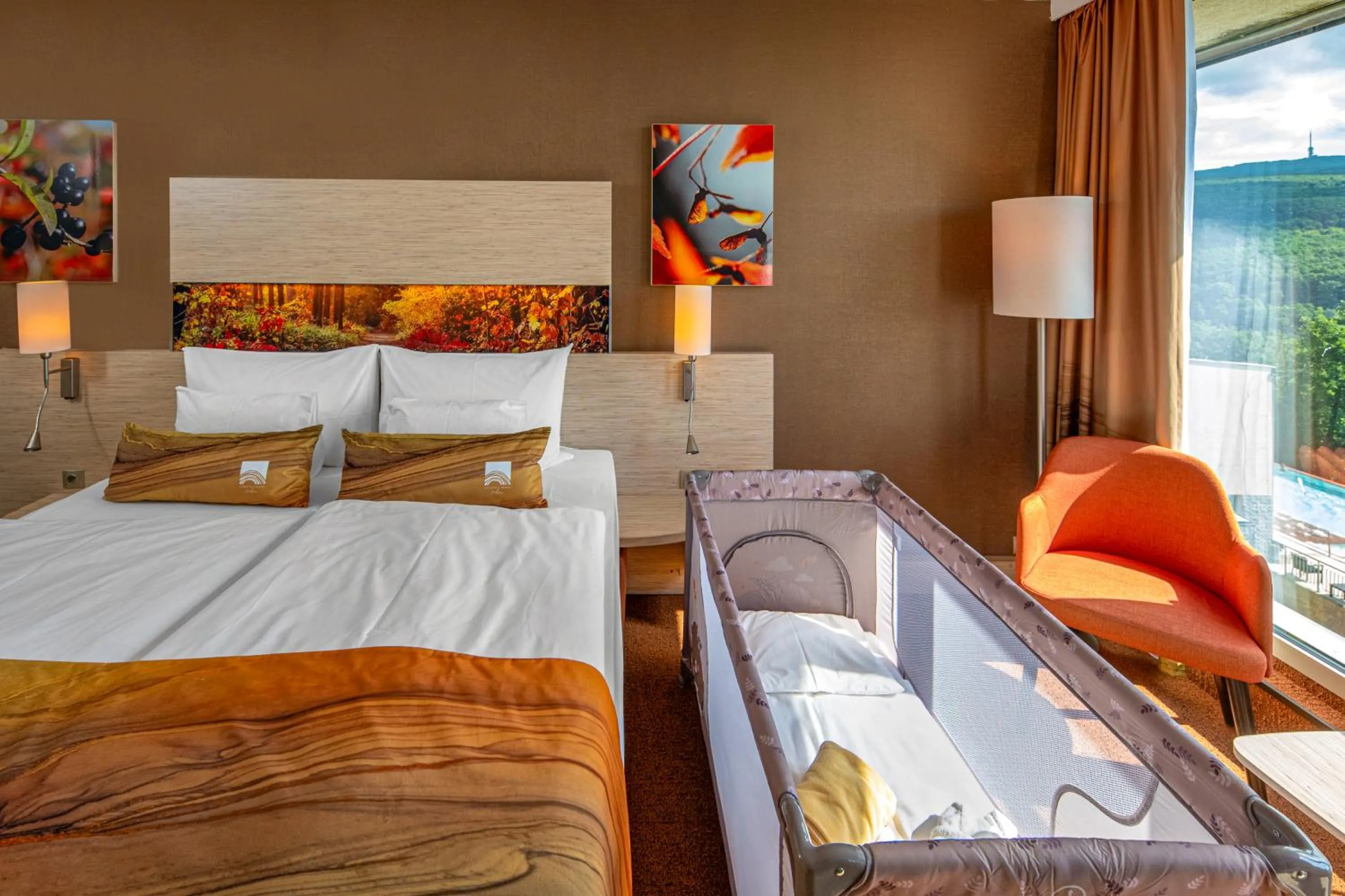 Bedroom, Bed in Lifestyle Hotel Mátra