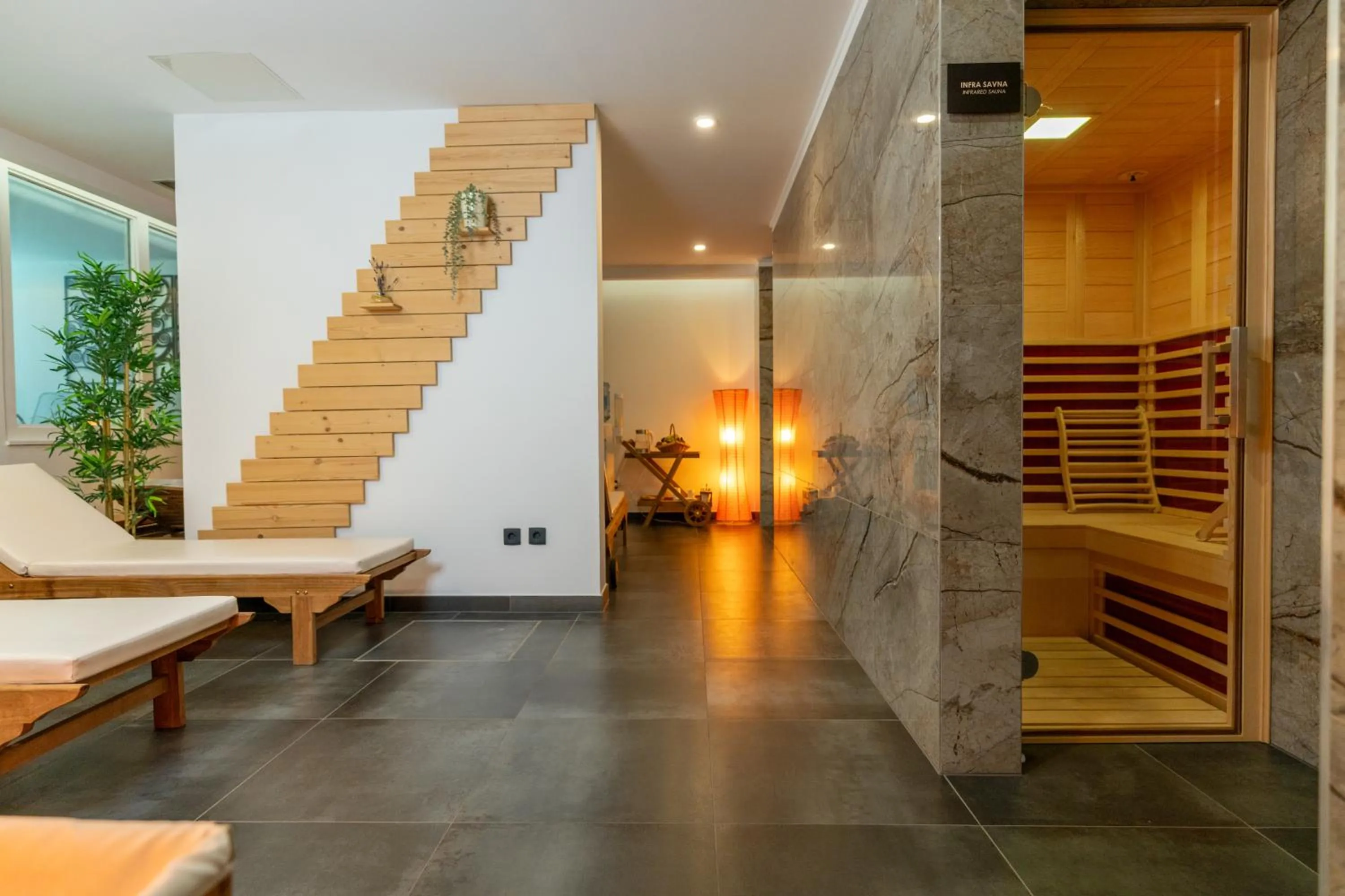 Sauna in Hotel Jezero