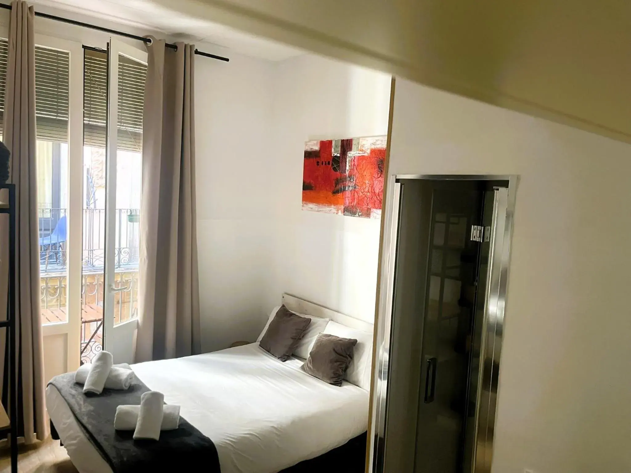 Double Room with Private External Bathroom in Hostal la Palmera Double Room with Private External Bathroom in Hostal la Palmera