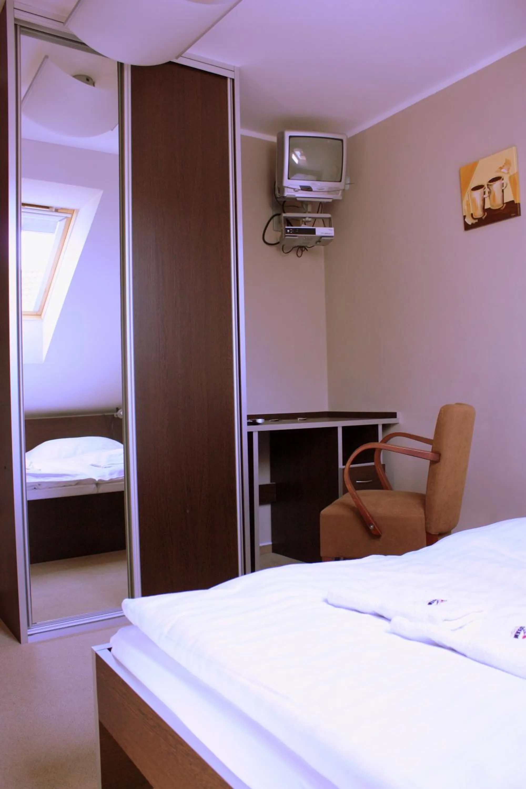 Living room, Bed in Penzion a CaféRestaurant U lávky