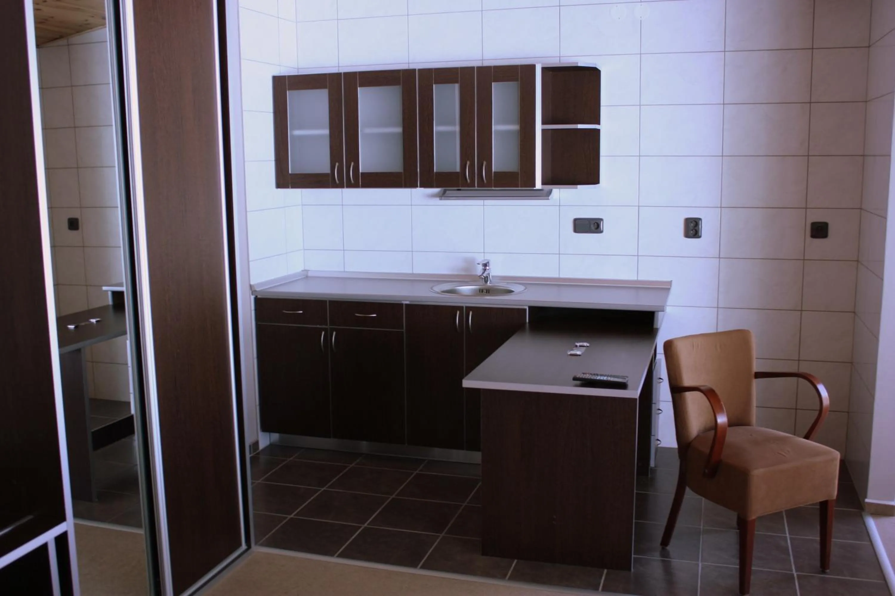 Kitchen or kitchenette in Penzion a CaféRestaurant U lávky