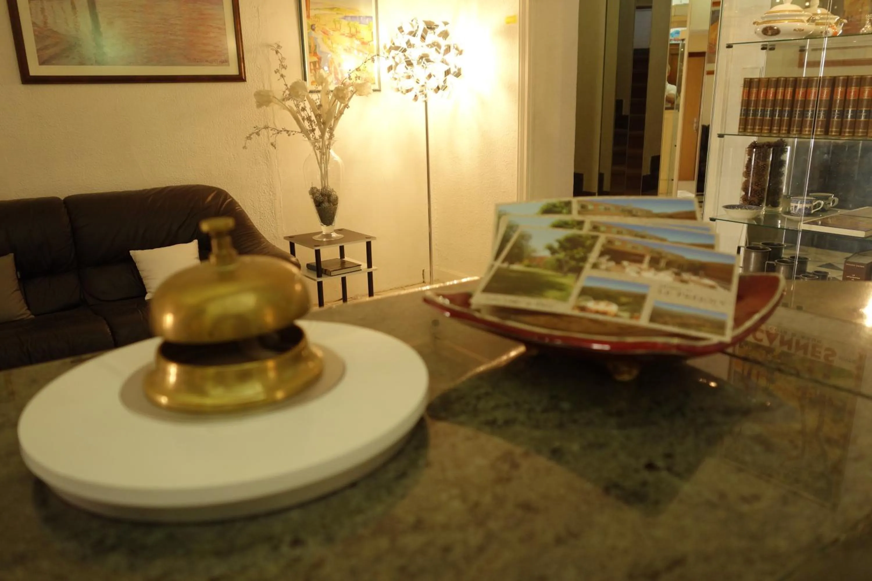 Lobby or reception in Hotel le Préjoly