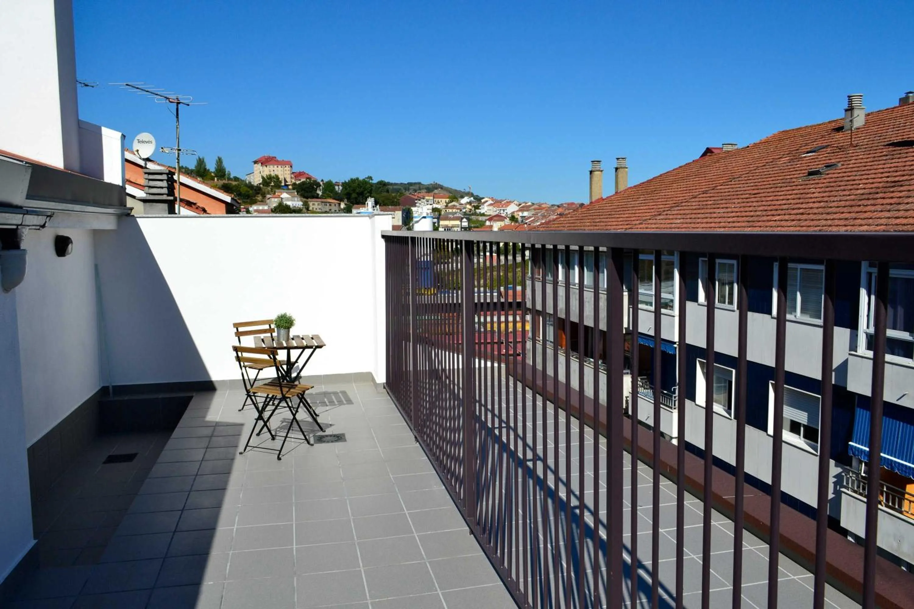 Balcony/Terrace in Hotel Alda Estación Ourense