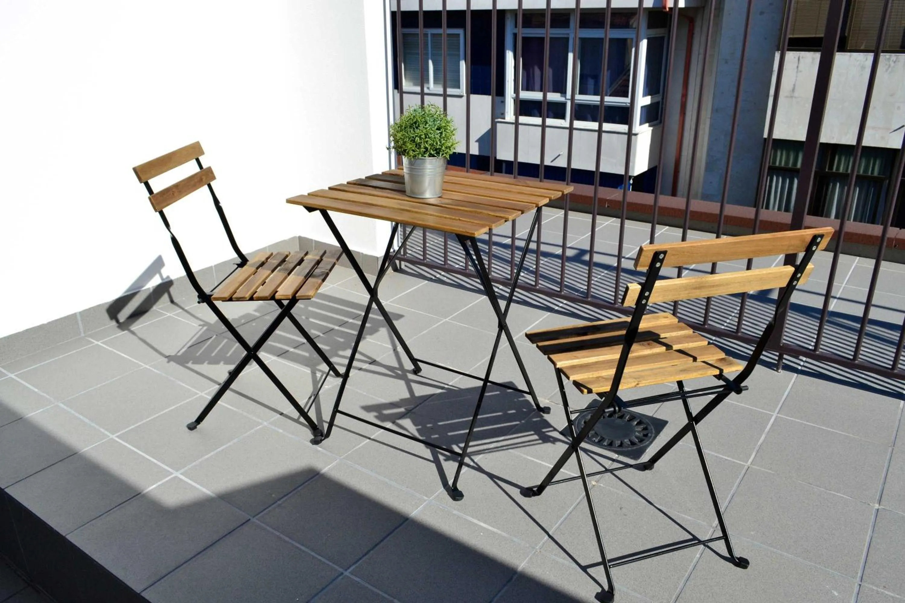 Balcony/Terrace in Hotel Alda Estación Ourense