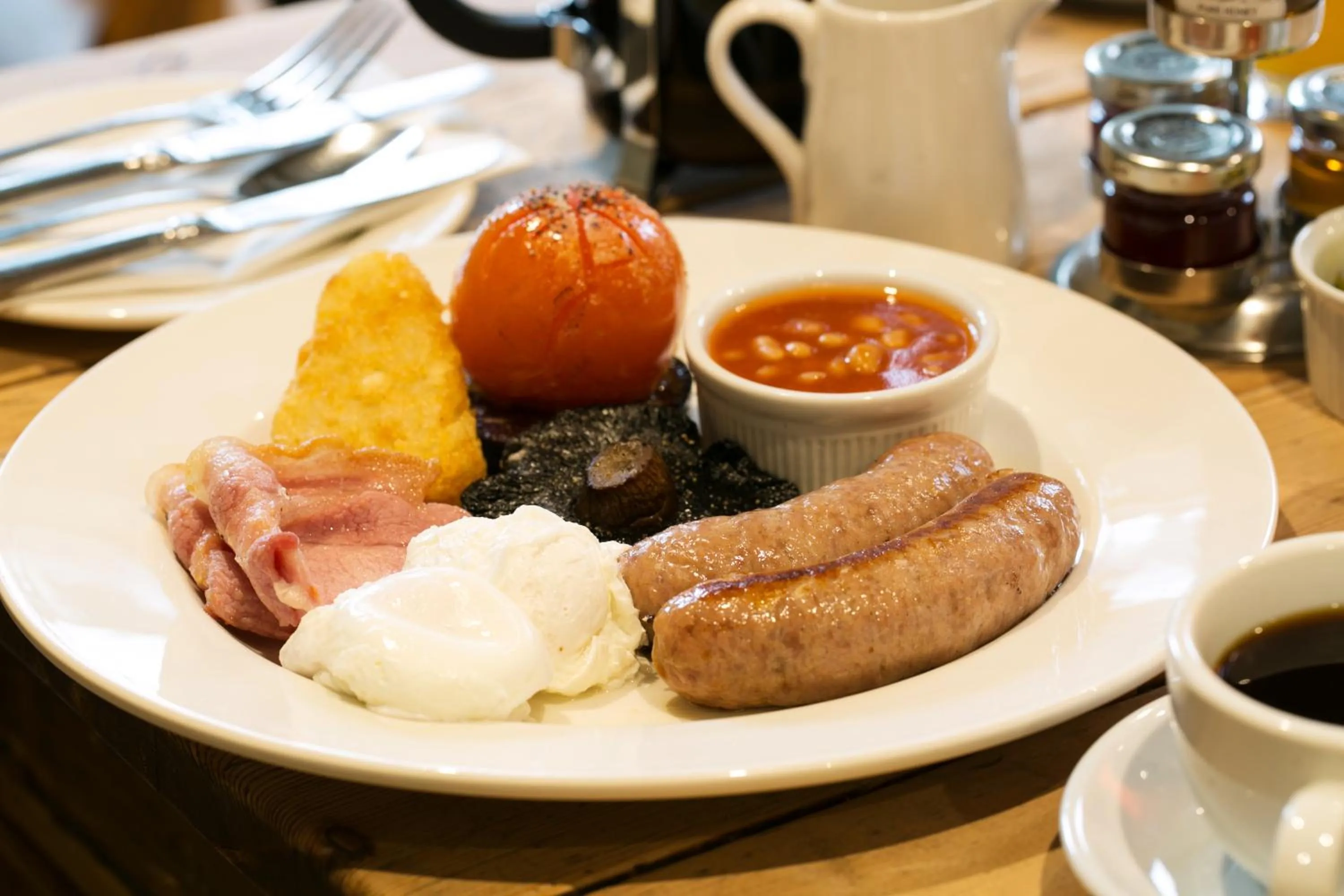 Food and drinks in The Marton Arms