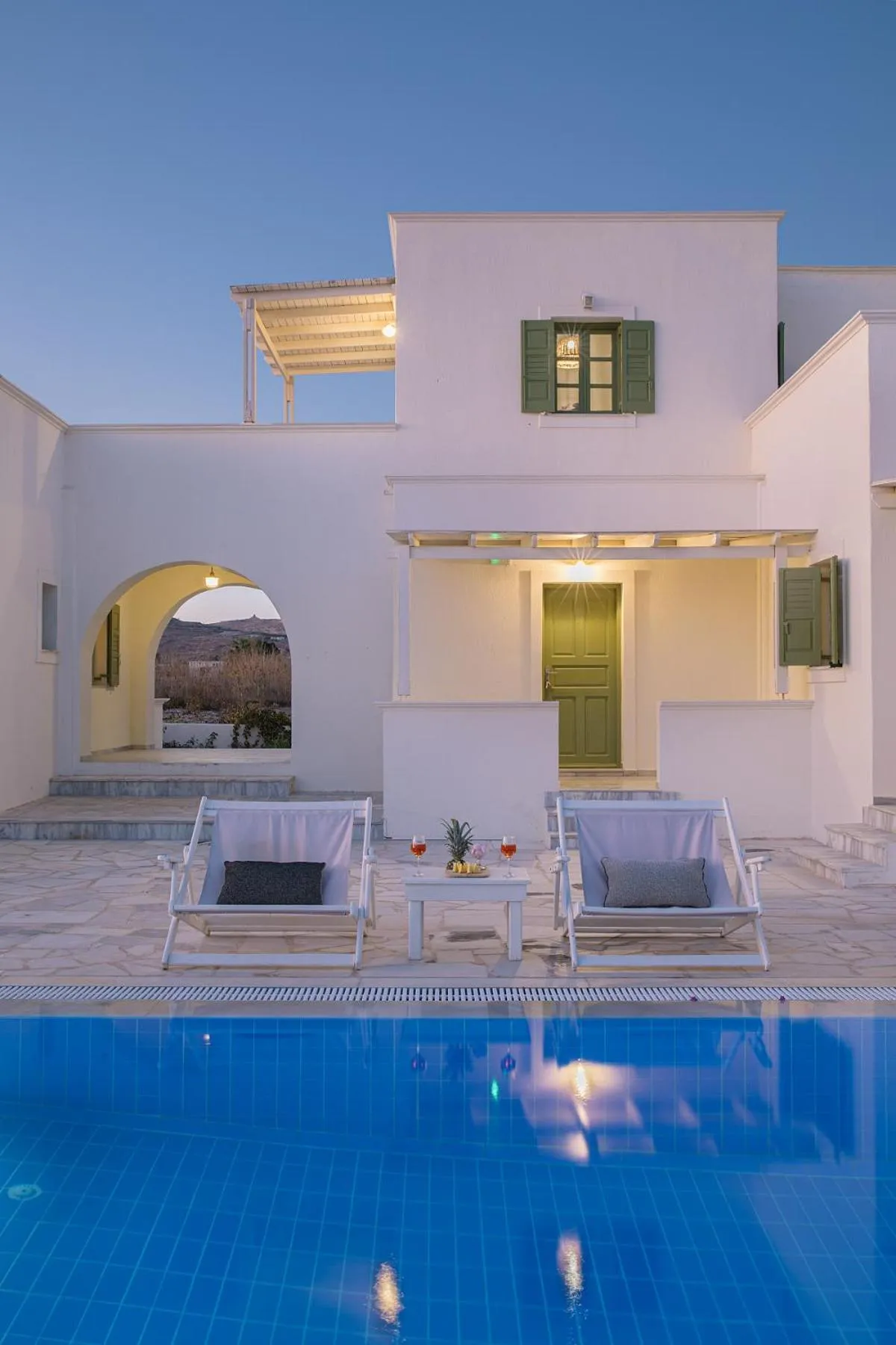 Swimming pool in Ambeli Apartments