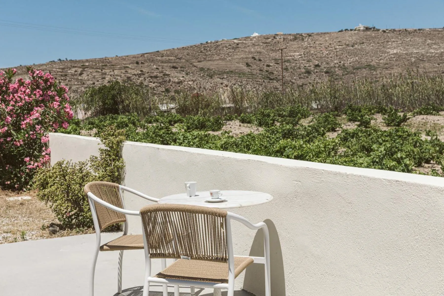 Patio in Ambeli Apartments