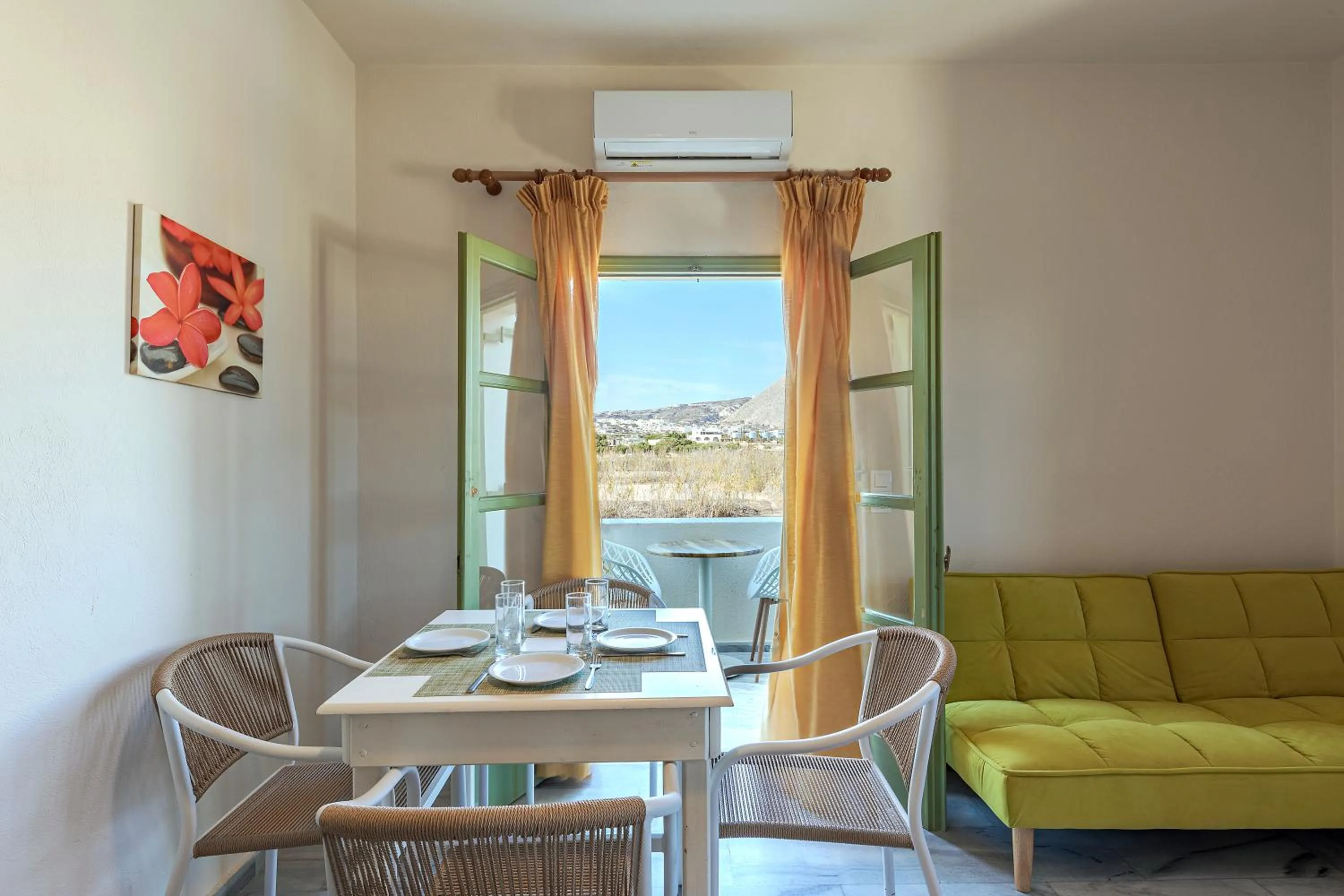 Living room in Ambeli Apartments