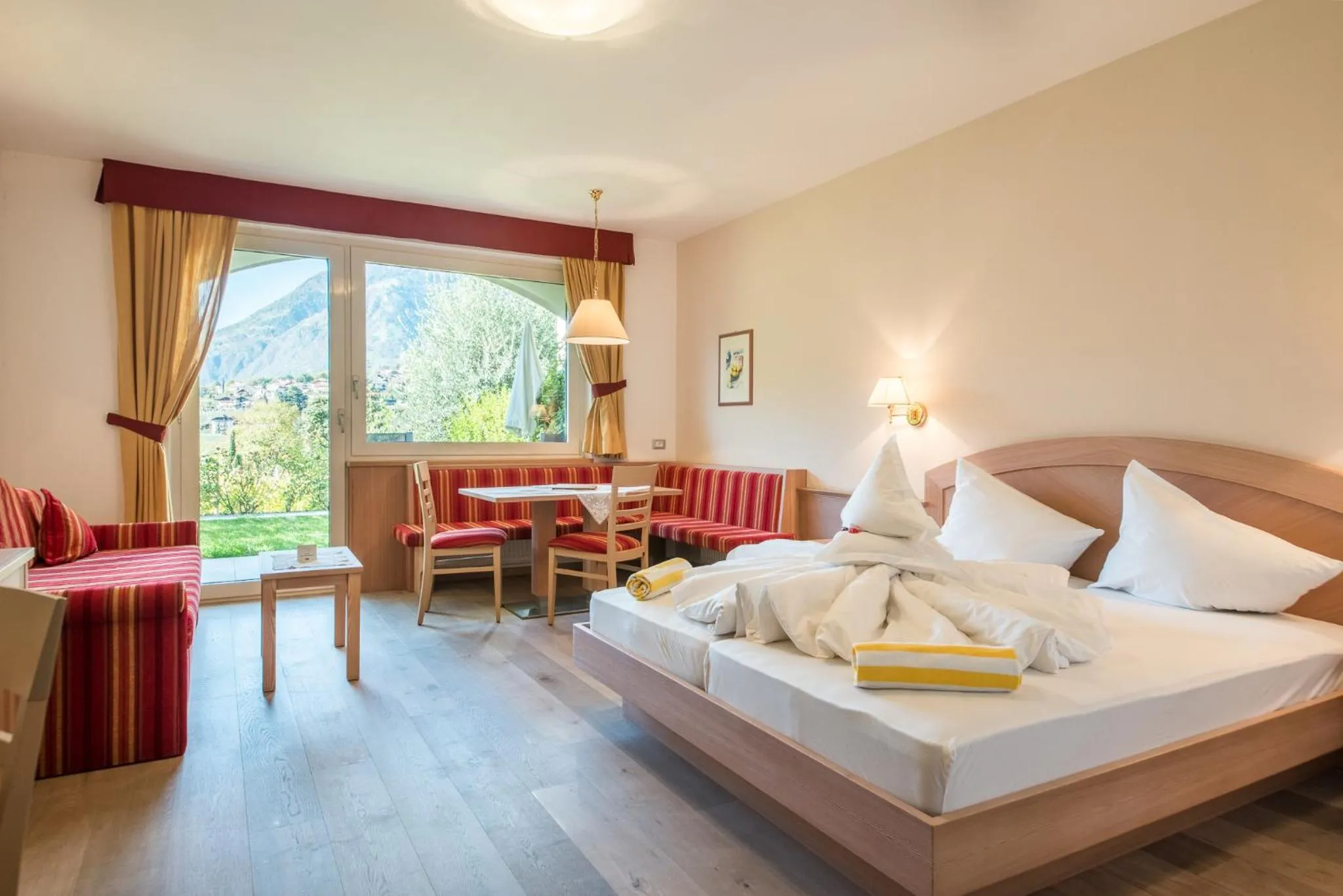 Bed in Hotel Wessobrunn