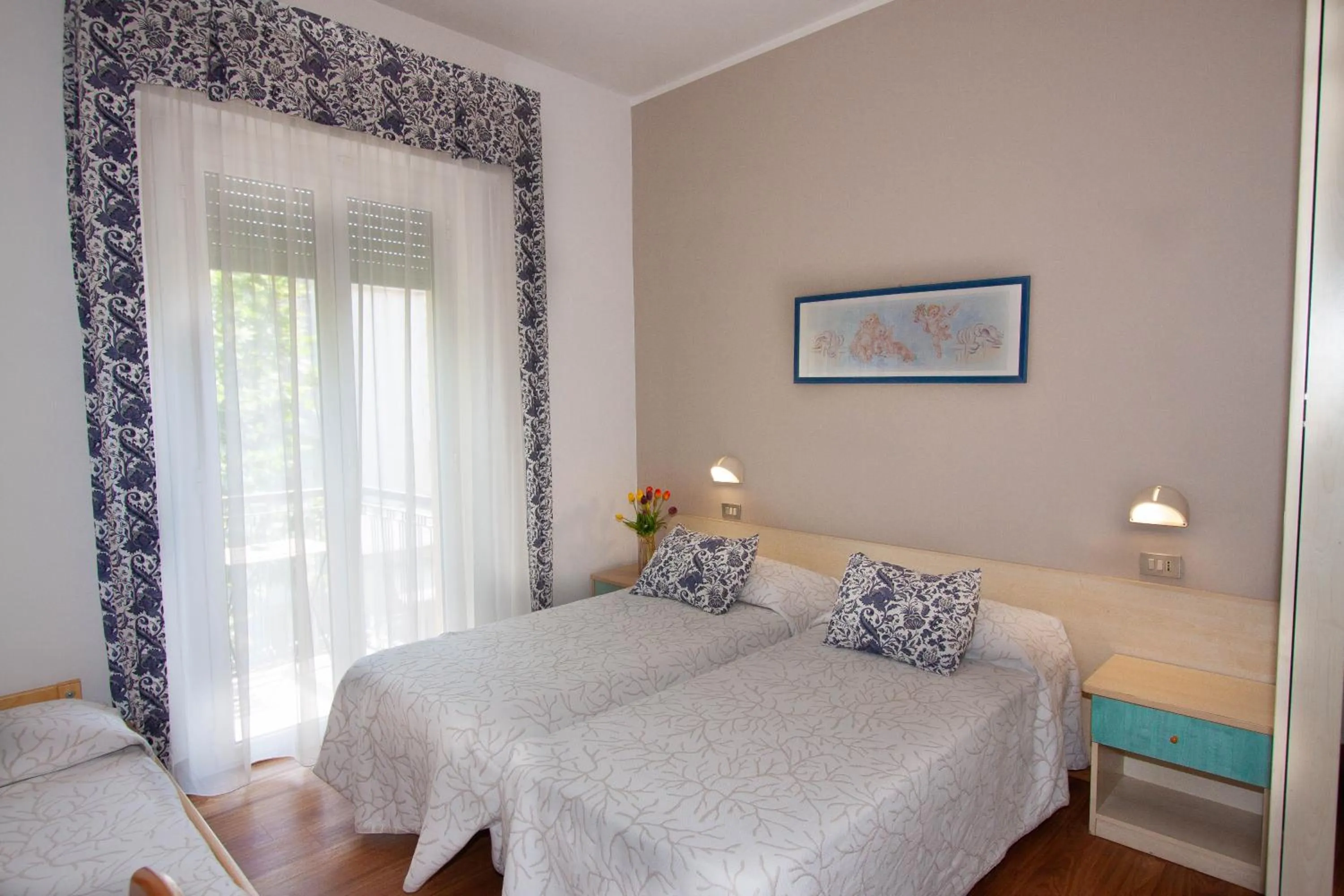 Bed in Hotel La Gioiosa