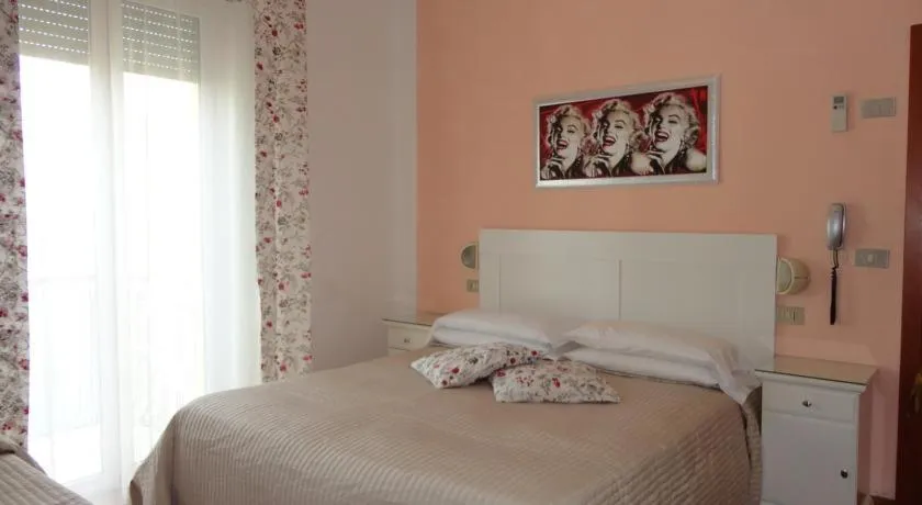 Bed in Hotel La Gioiosa