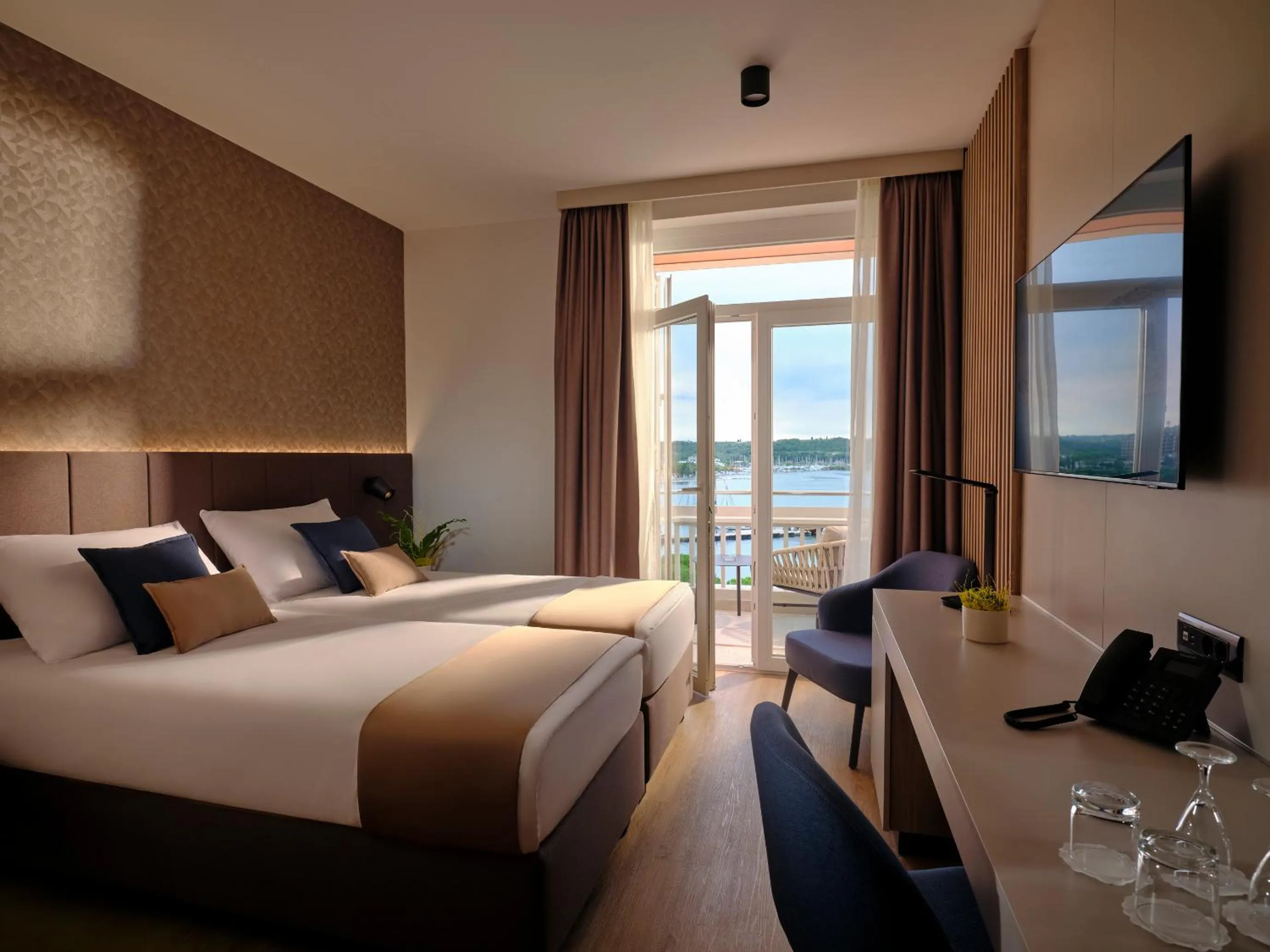 Twin Room with Sea View and Balcony in Hotel Riviera - Terme & Wellness LifeClass
