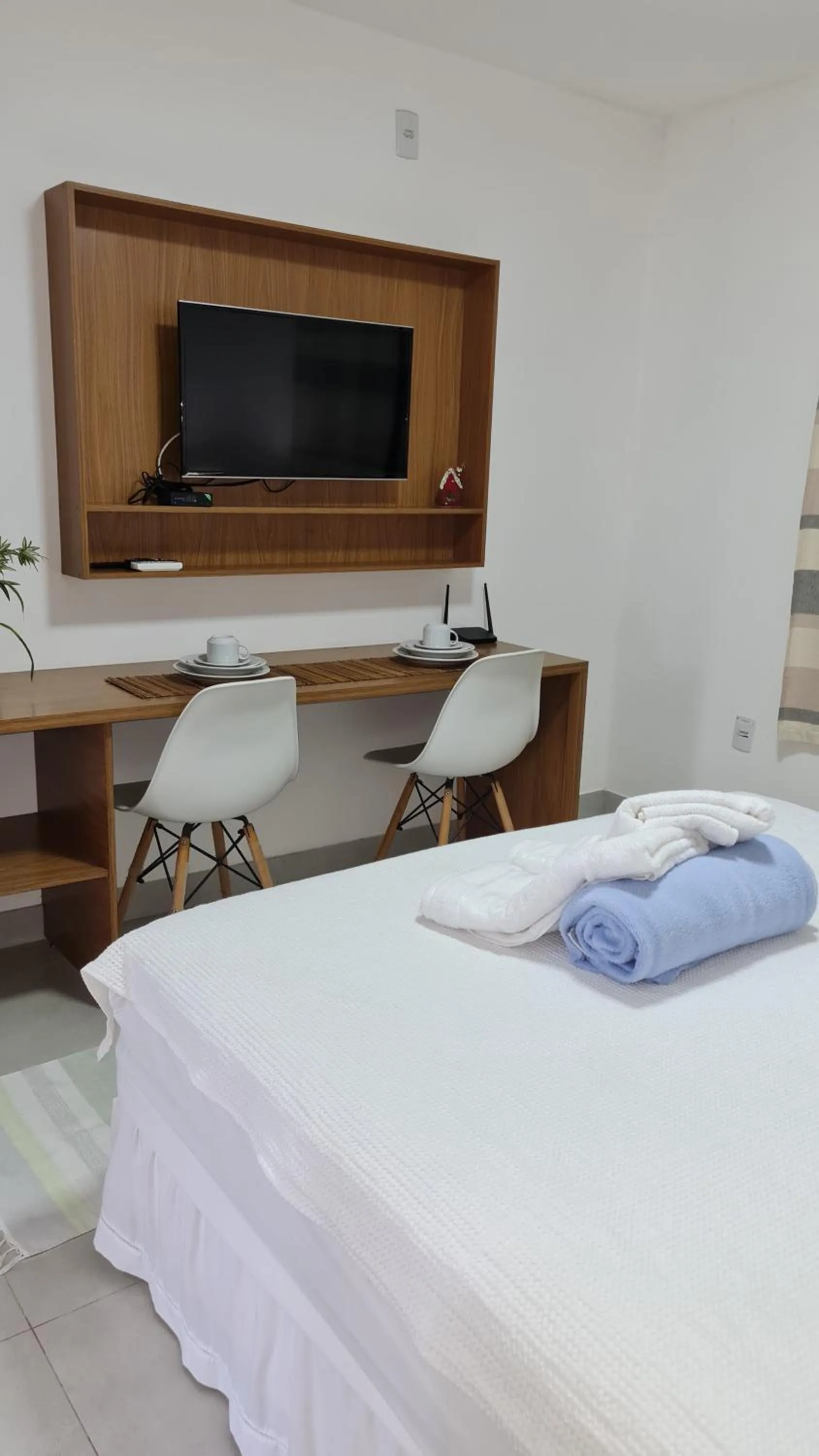 Bed in Pousada Jeito Bom de Viver