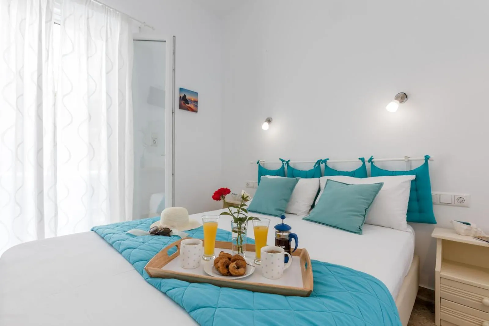 Bed in Litsa Studios