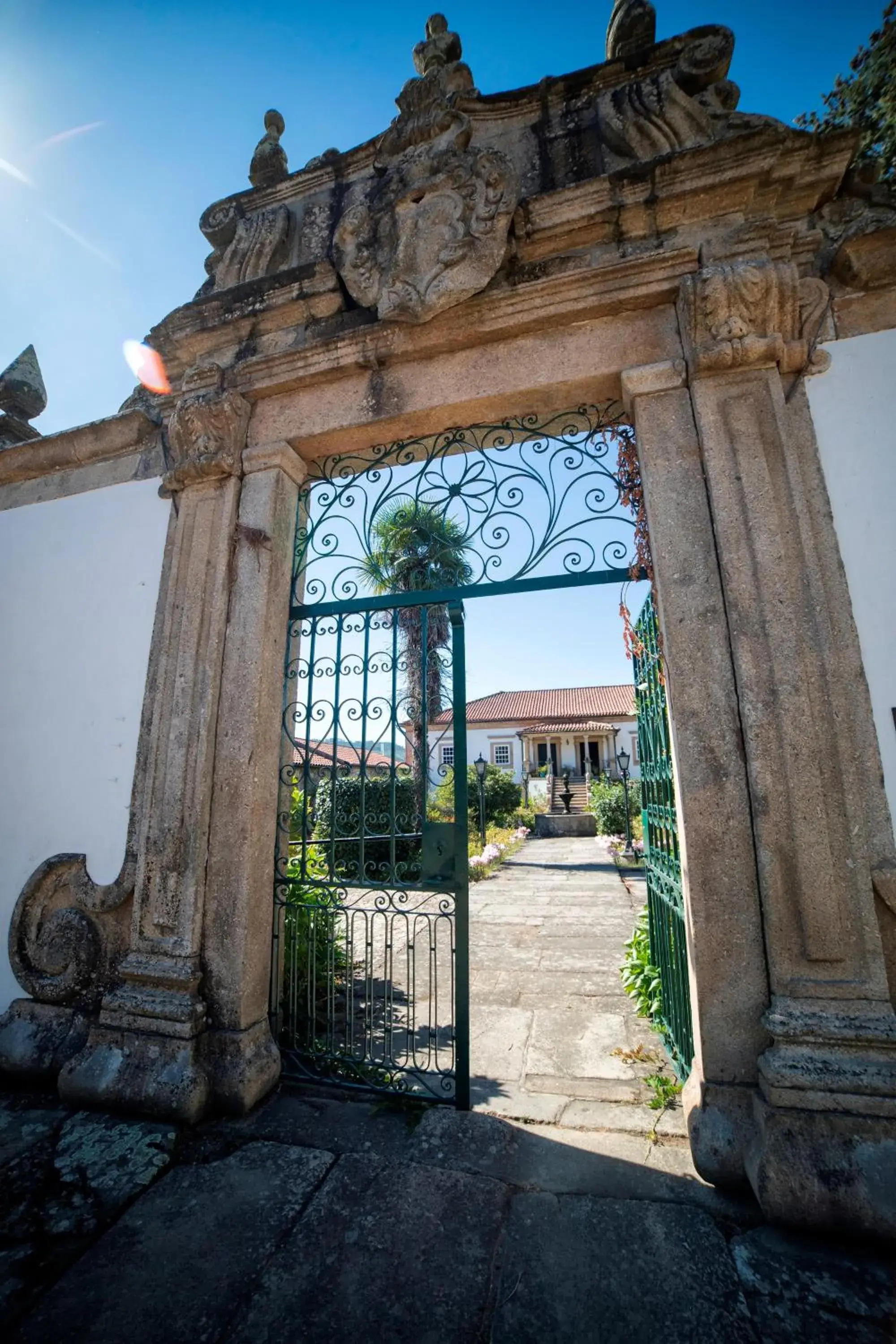 Facade/entrance in Casa de Sta Comba Facade/entrance in Casa de Sta Comba
