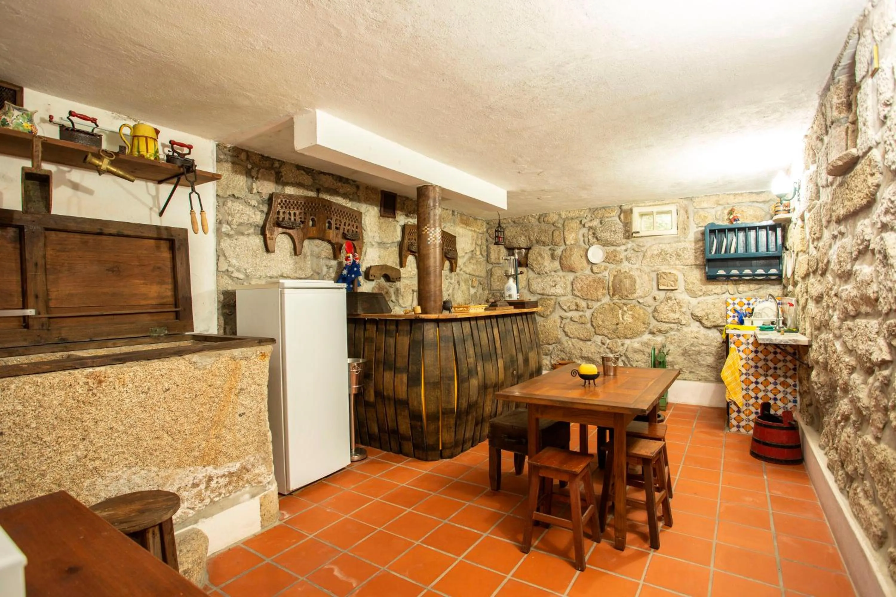 Kitchen or kitchenette in Casa da Várzea