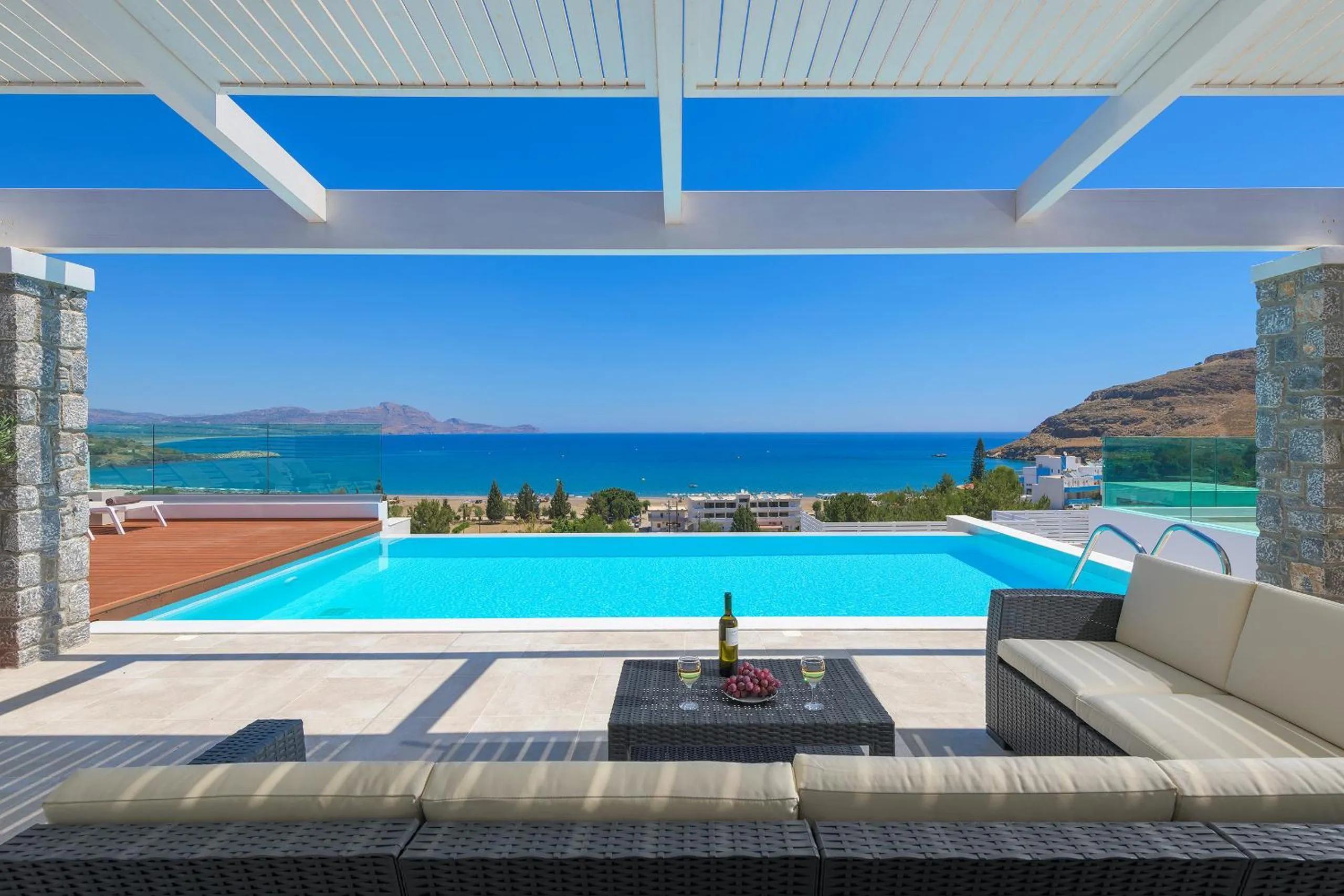 Villa Hermes with pool & jacuzzi in Lindos
