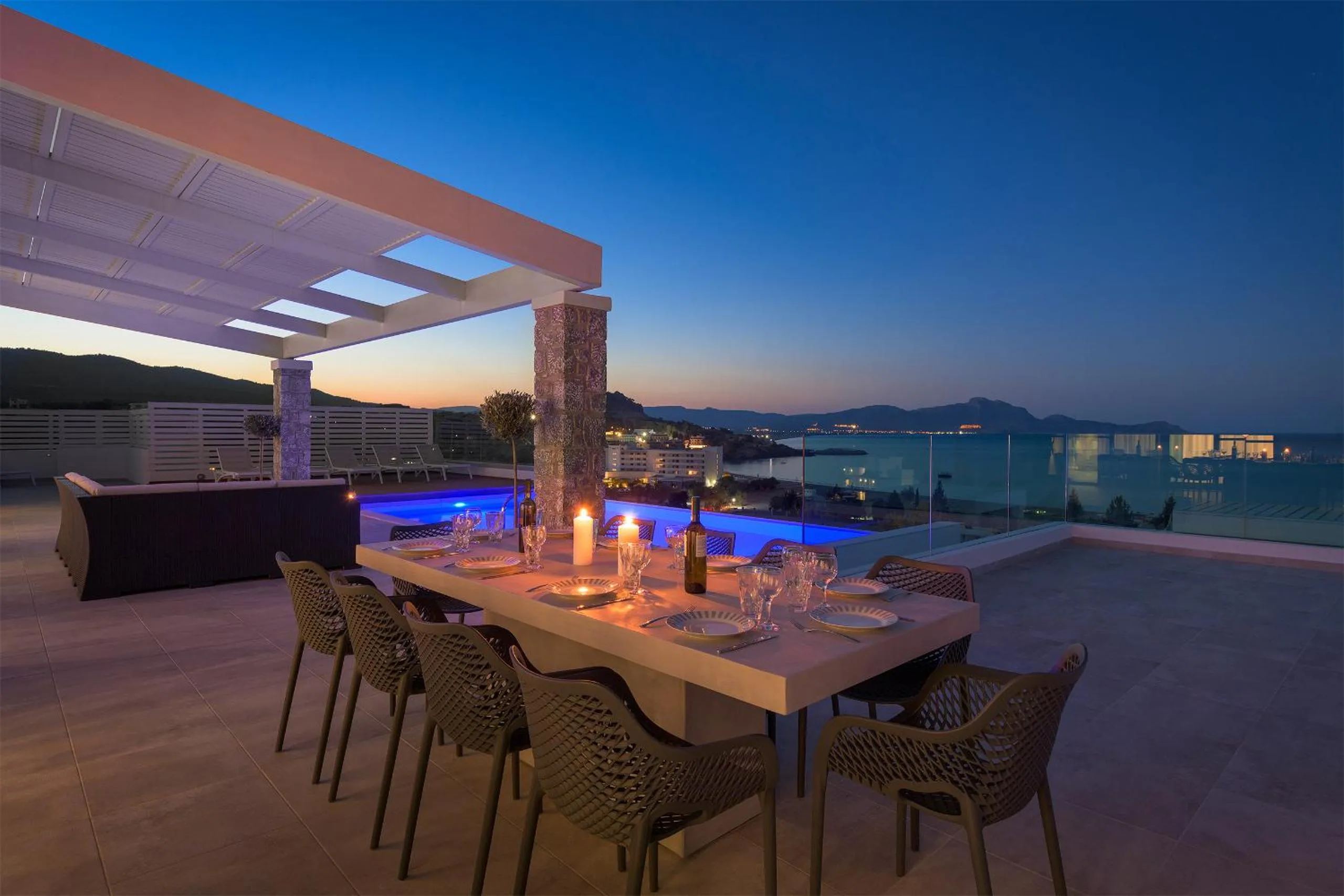Villa Hermes with pool & jacuzzi in Lindos