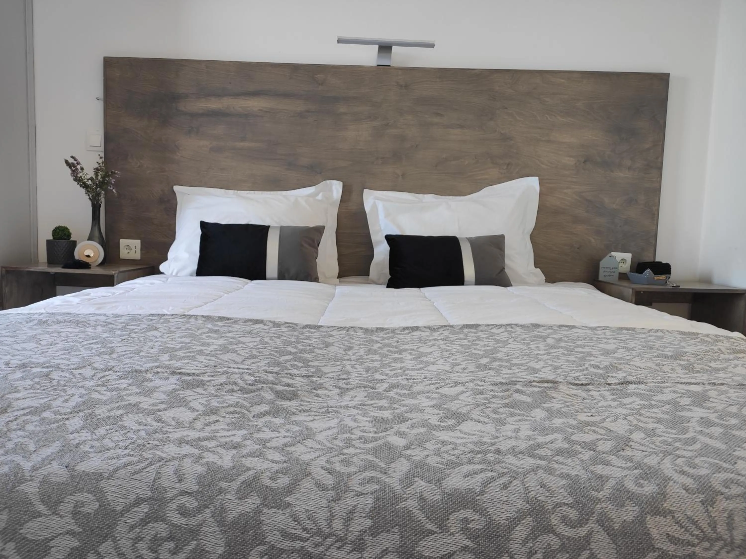 Bed in Afroditi Hotel