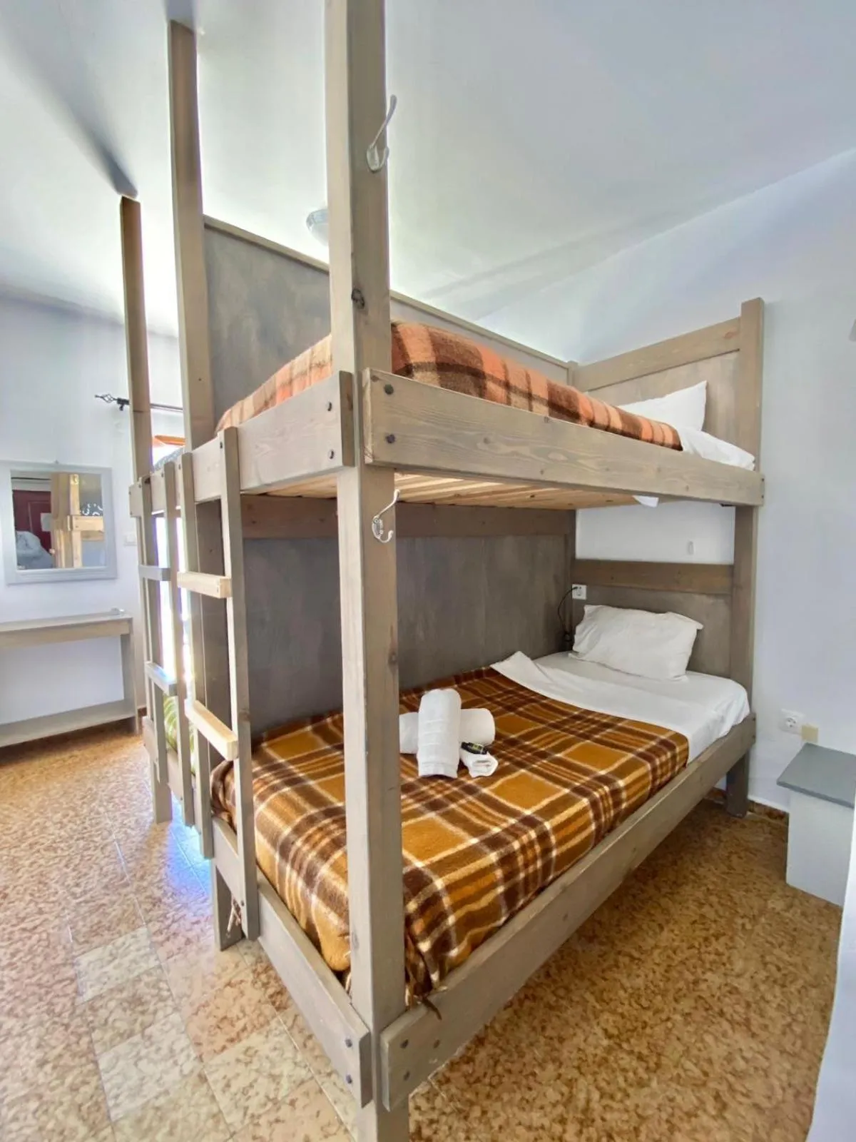 Bed in Afroditi Hotel