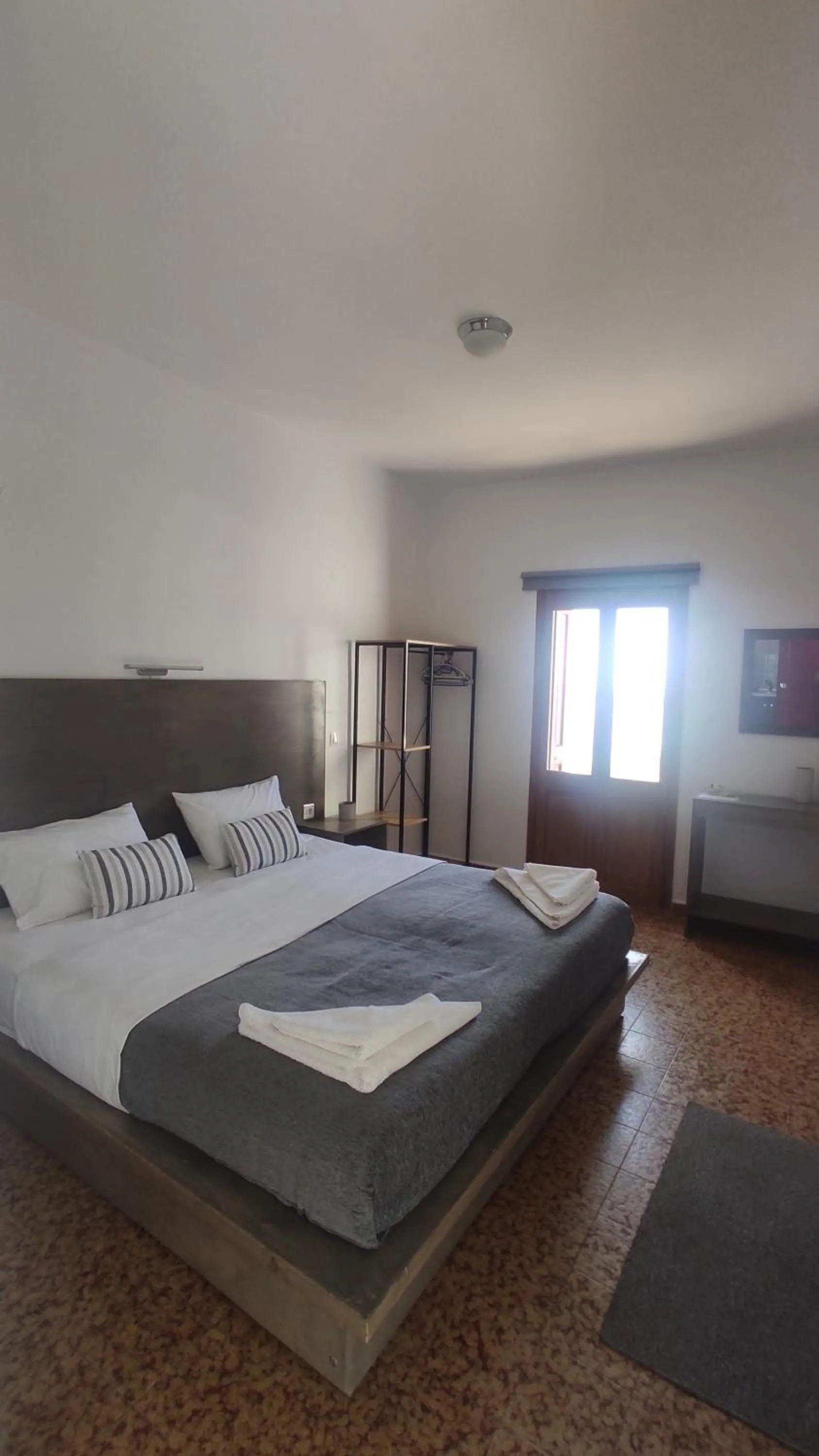 Bed in Afroditi Hotel