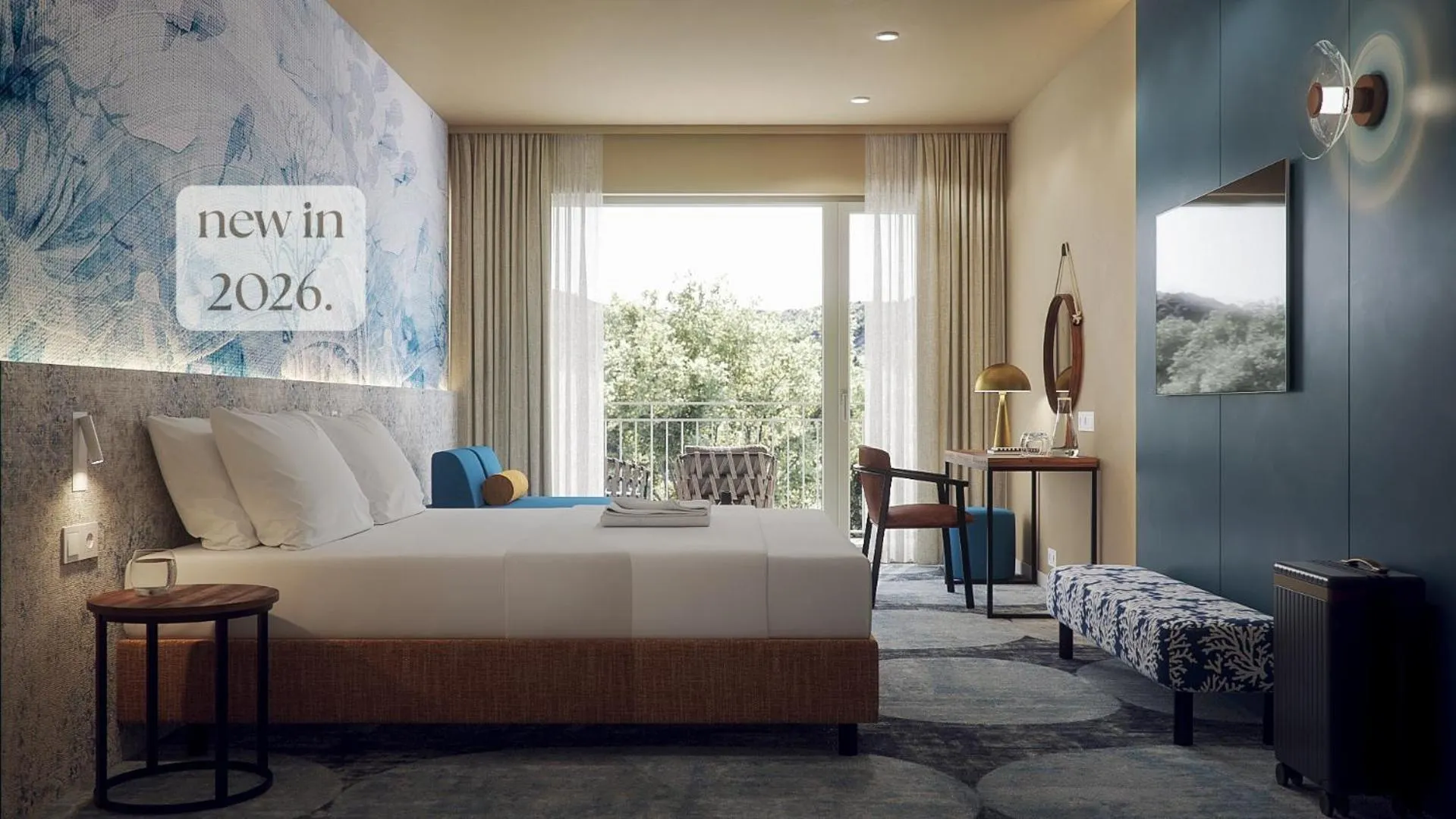 Bed in Remisens Hotel LUCIJA