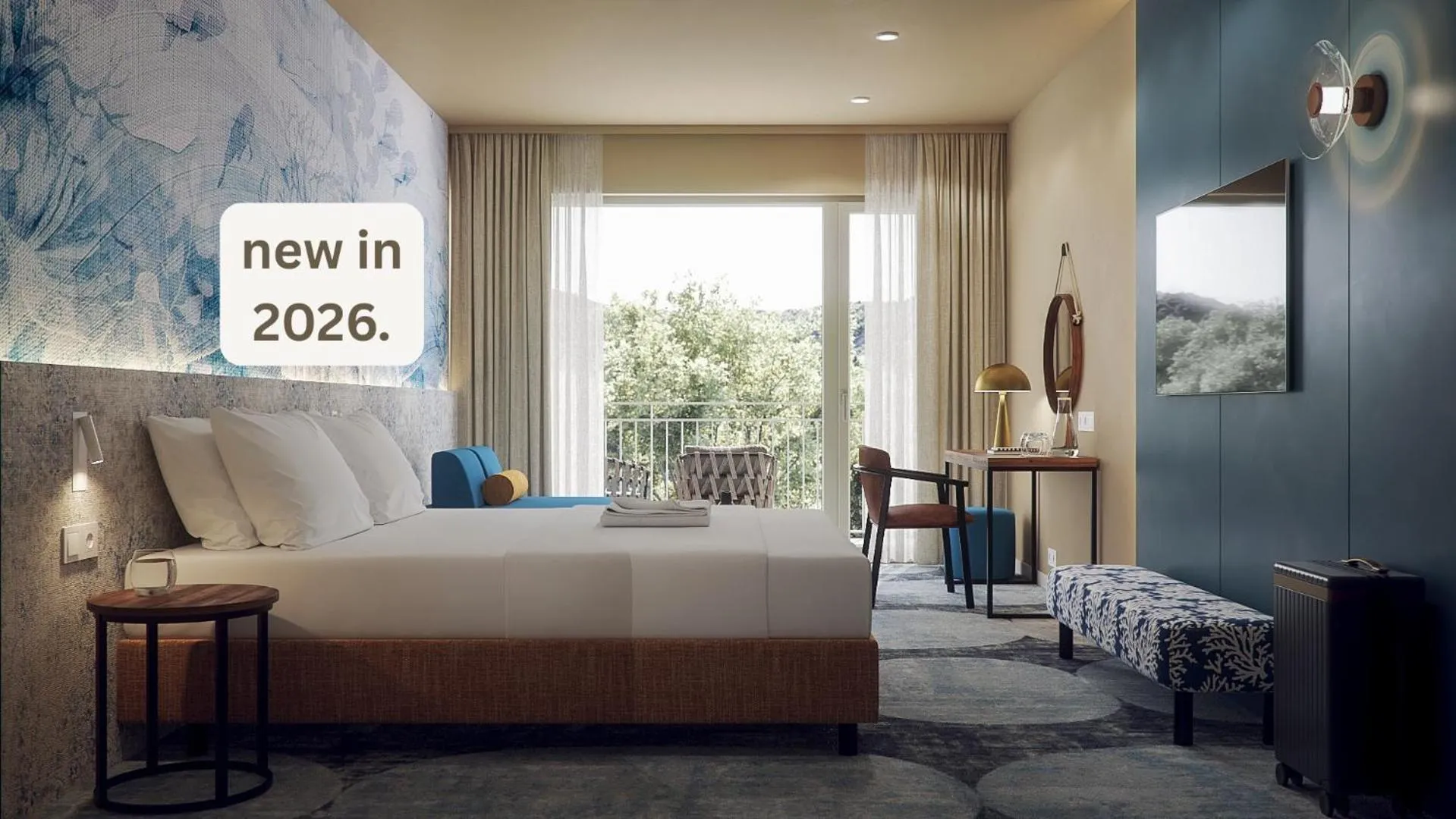 Bed in Remisens Hotel LUCIJA