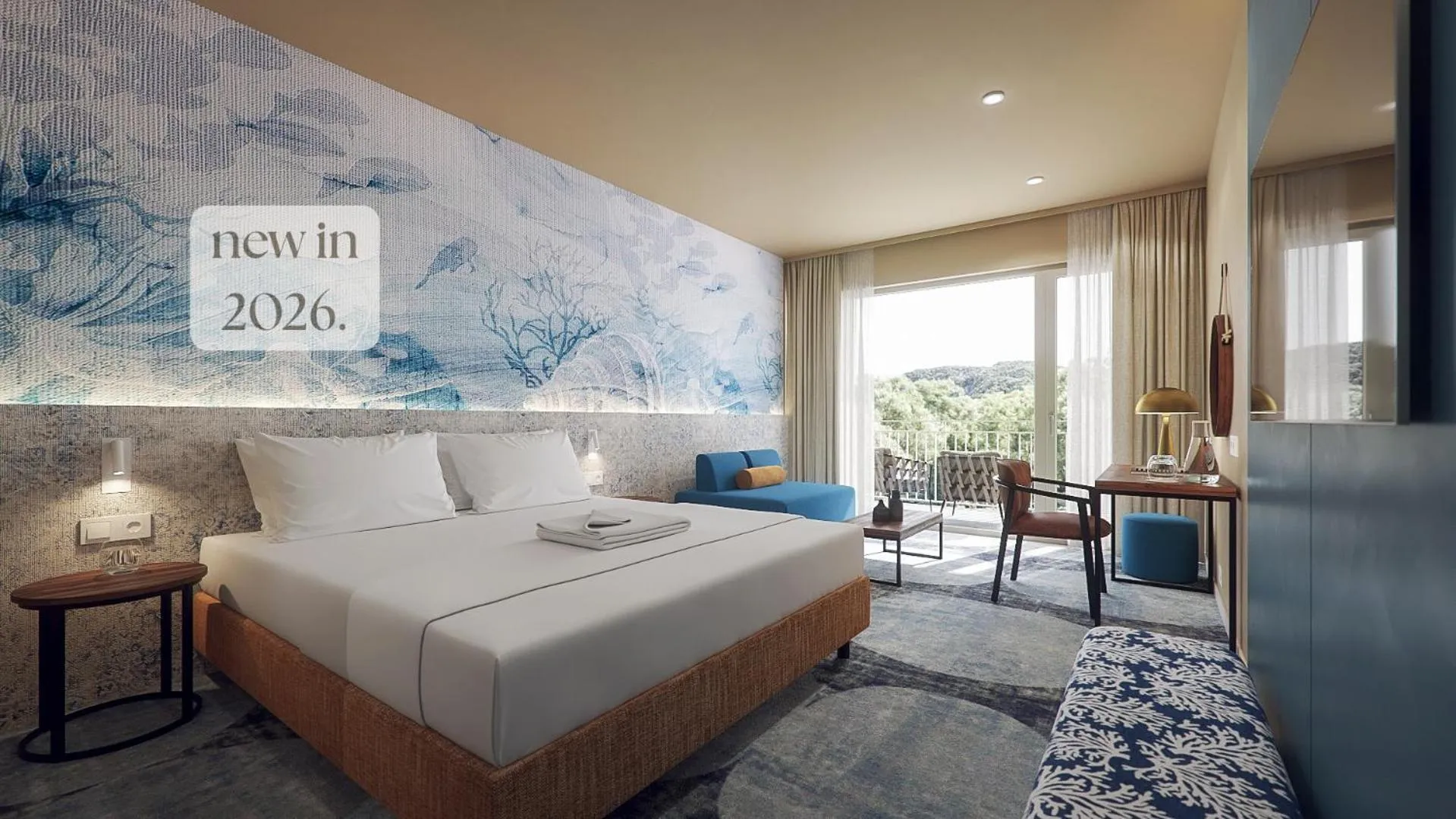 Bed in Remisens Hotel LUCIJA