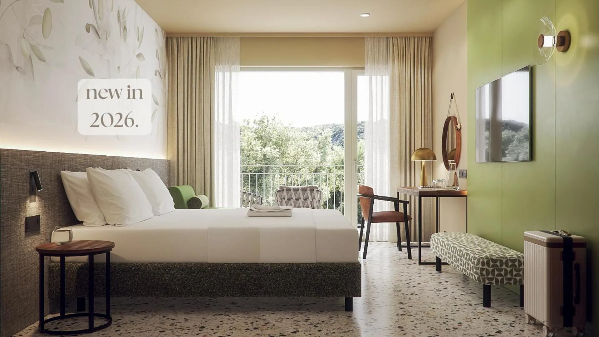 Bed in Remisens Hotel LUCIJA