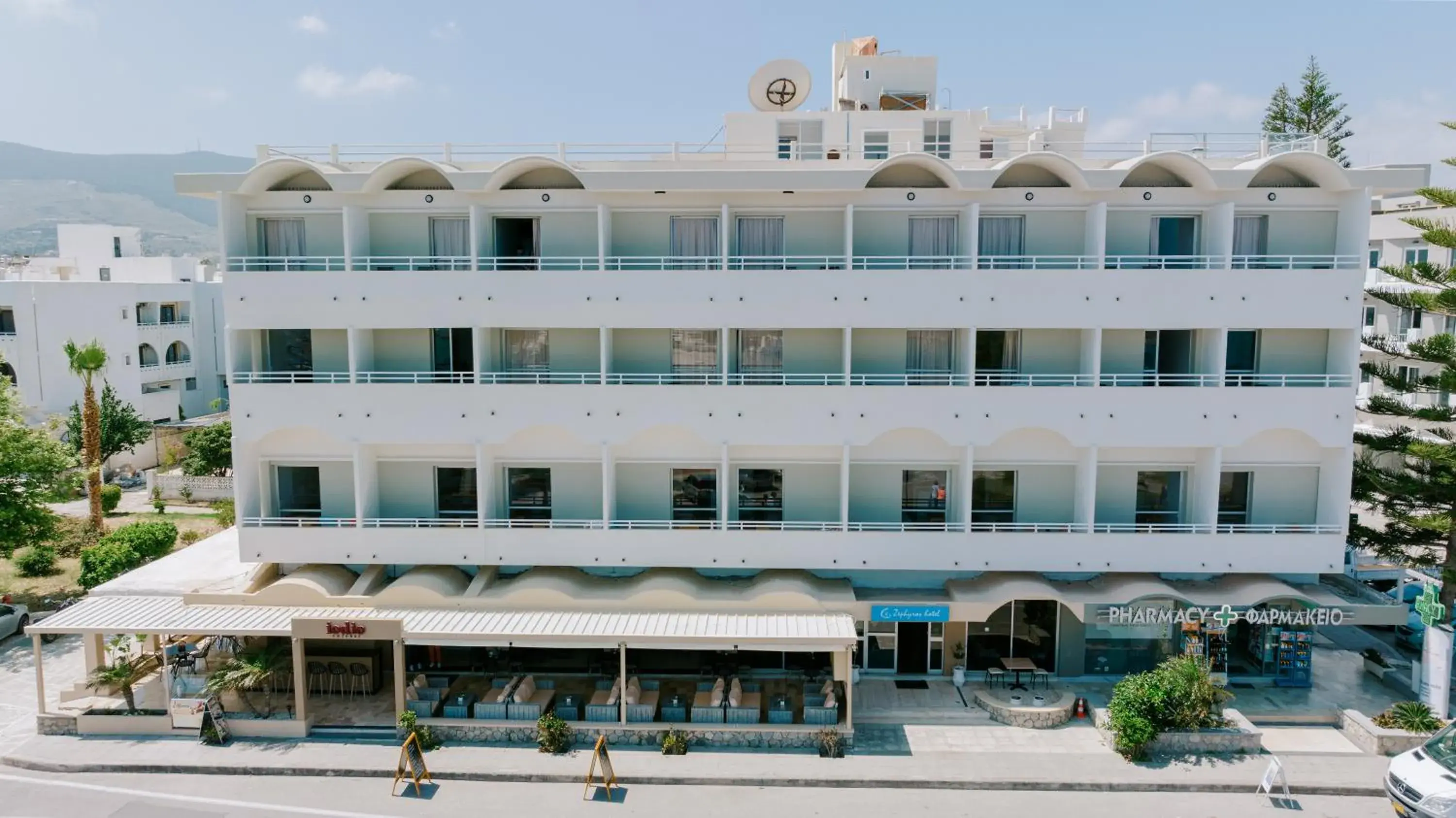 Property building in Zephyros Hotel Property building in Zephyros Hotel