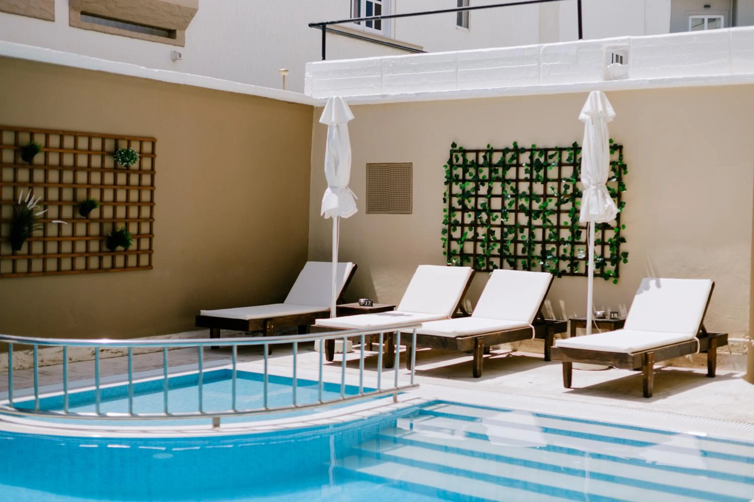 Swimming pool in Zephyros Hotel