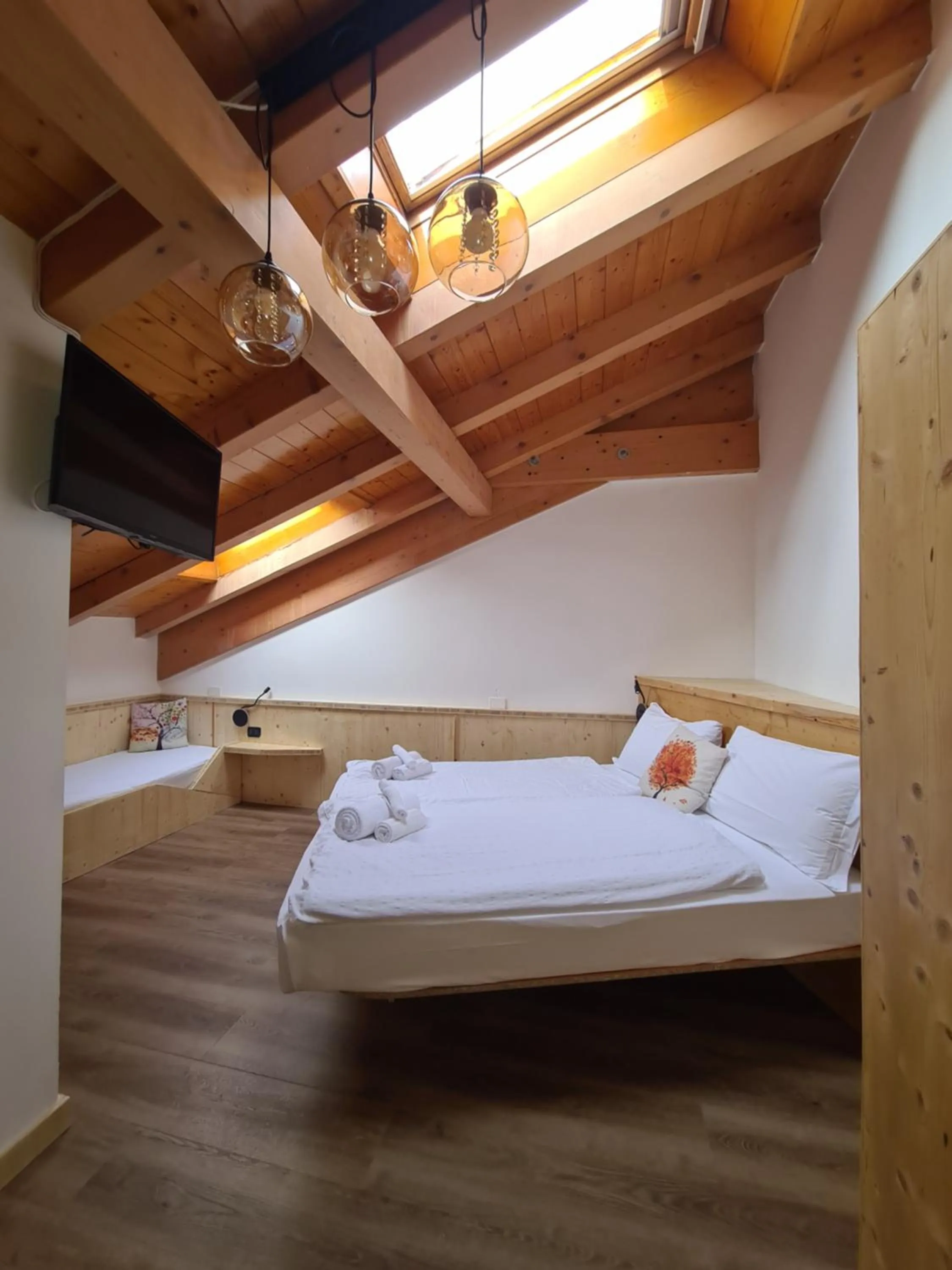 Bed in Hotel Pezzotti