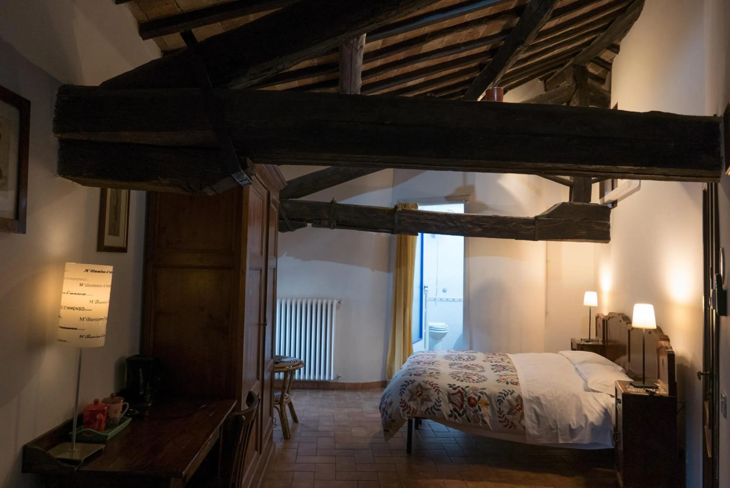 Bed in La Soffitta e La Torre