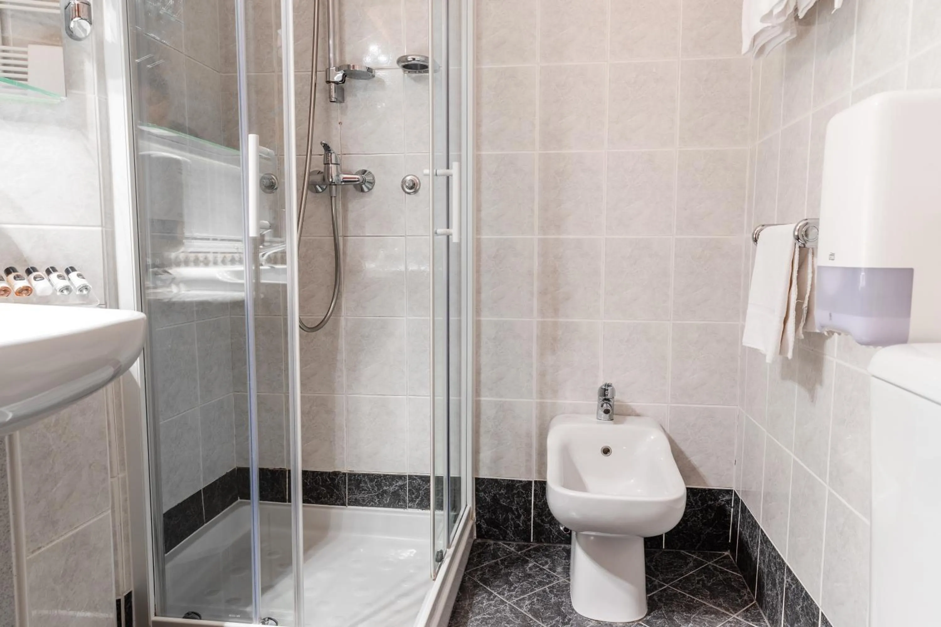 Shower in Hotel Kranjska Gora