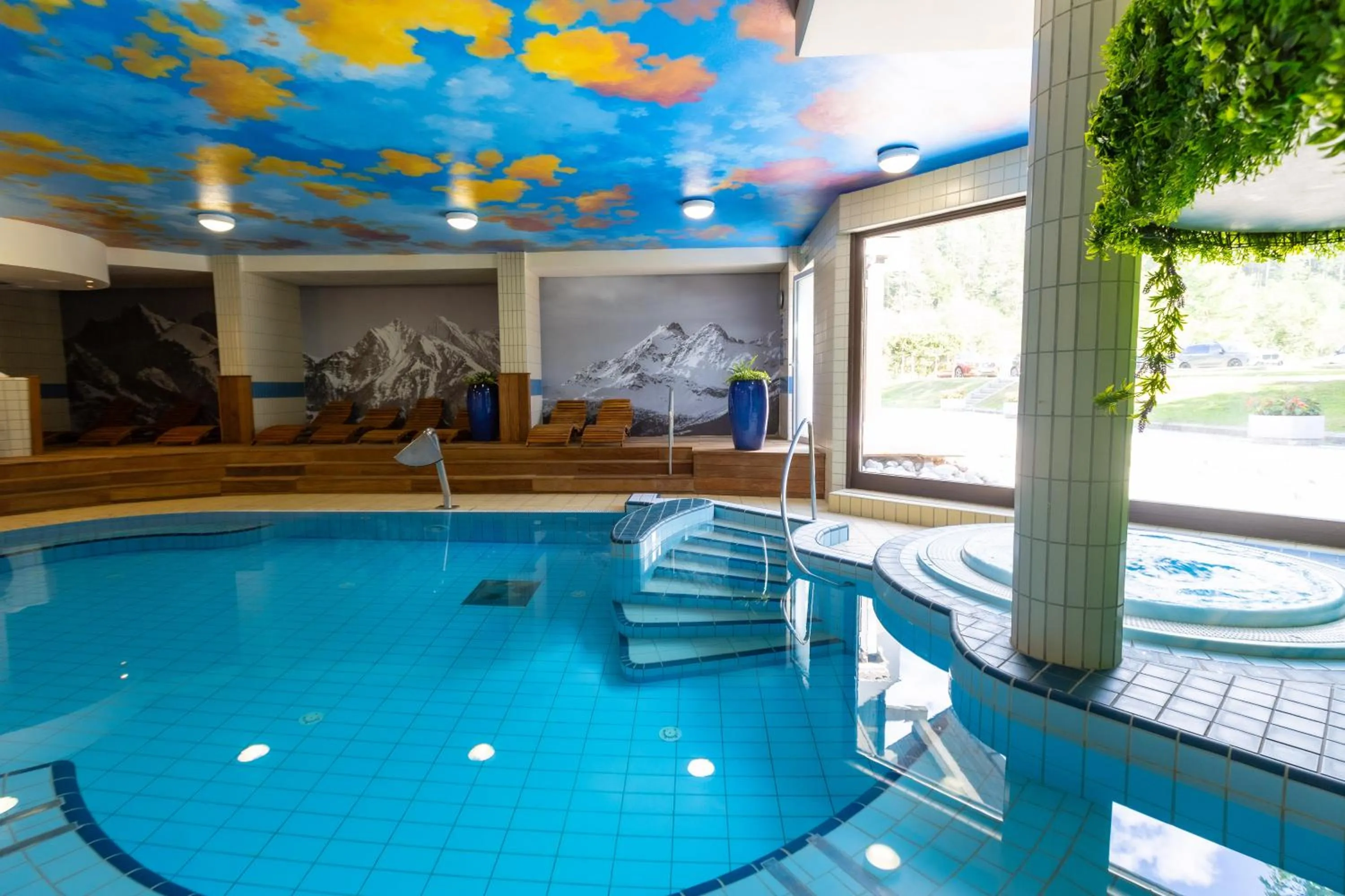 Pool view in Hotel Kranjska Gora