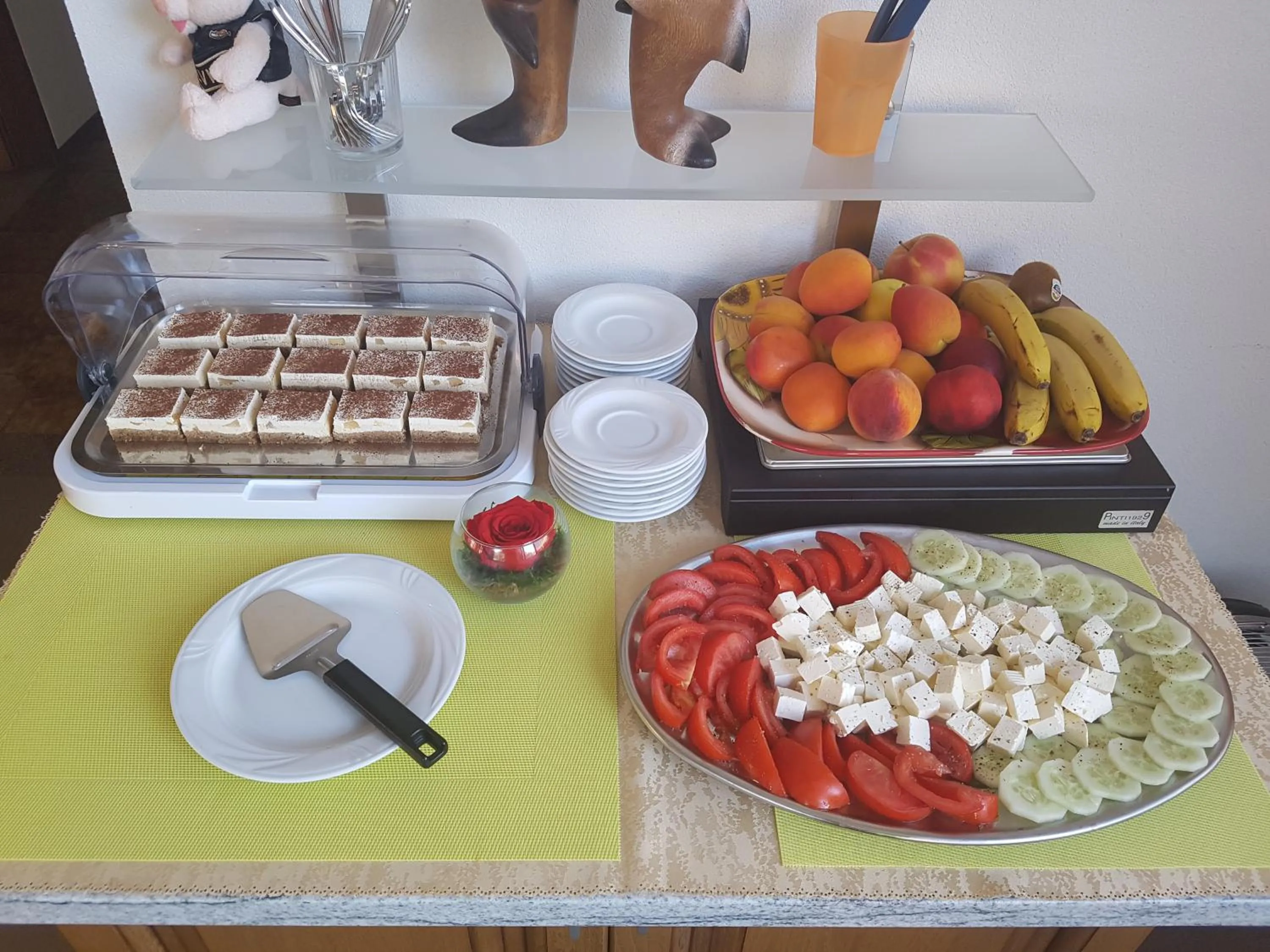 Buffet breakfast in Pension Silvia