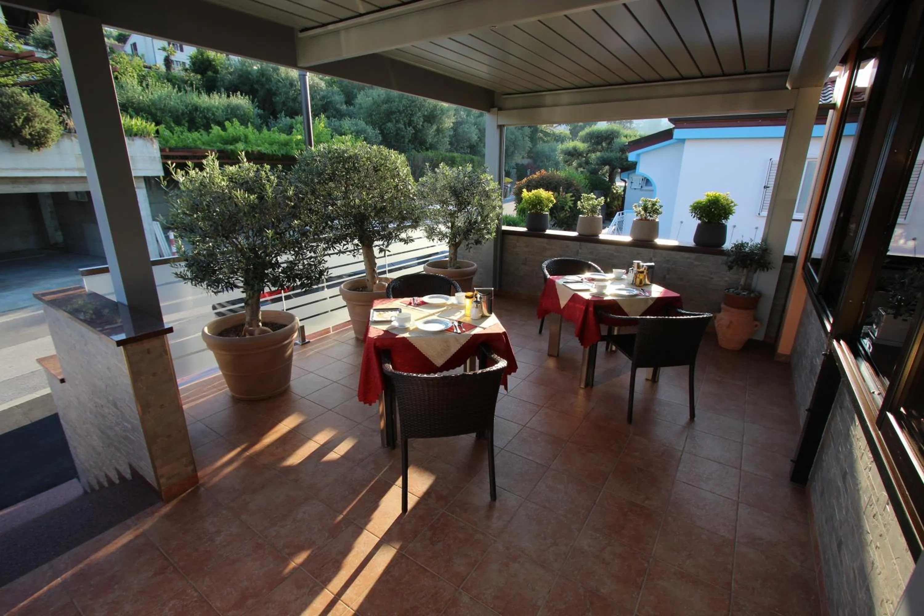 Patio in Pension Silvia