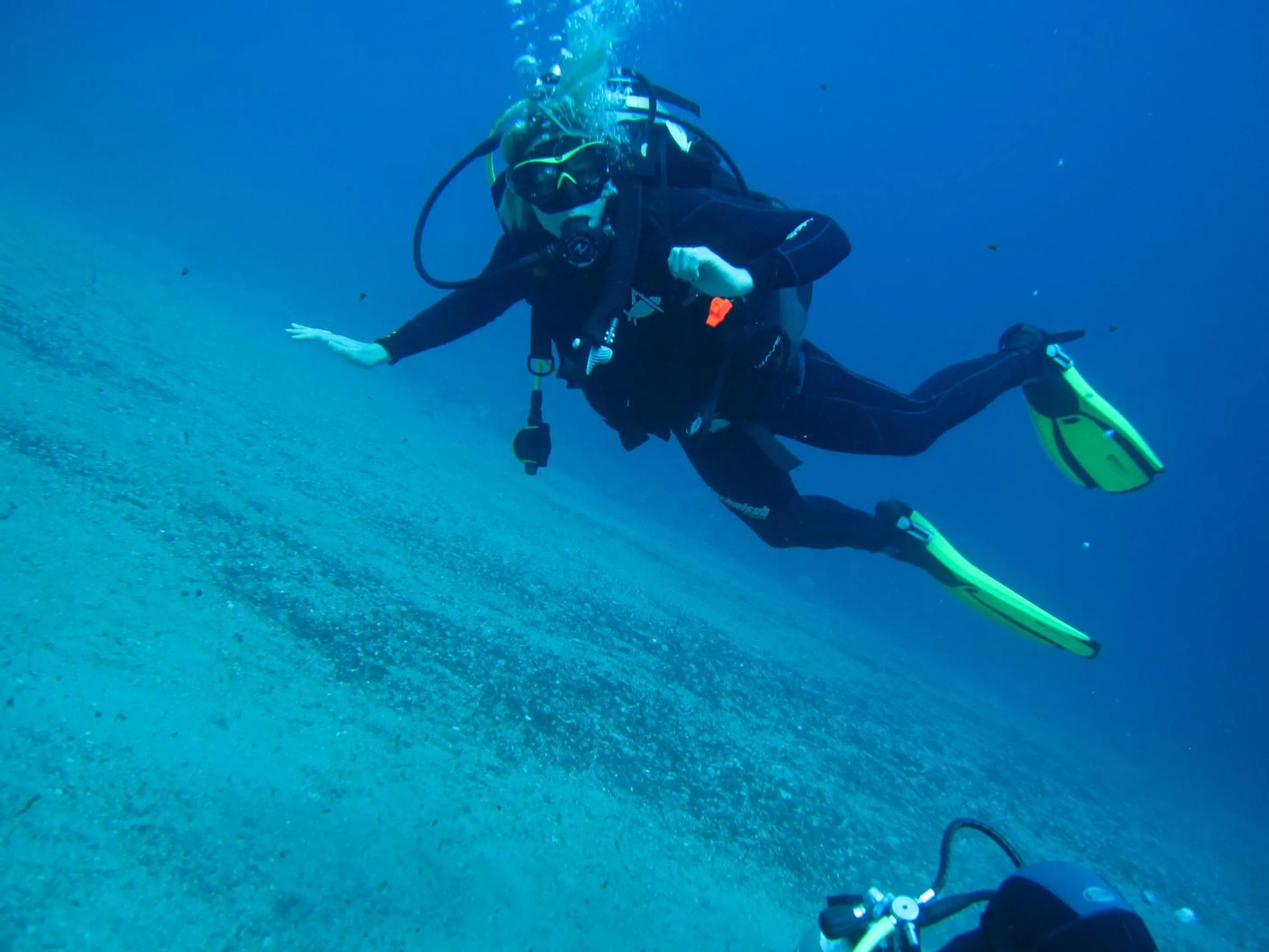 Diving in Pension Silvia