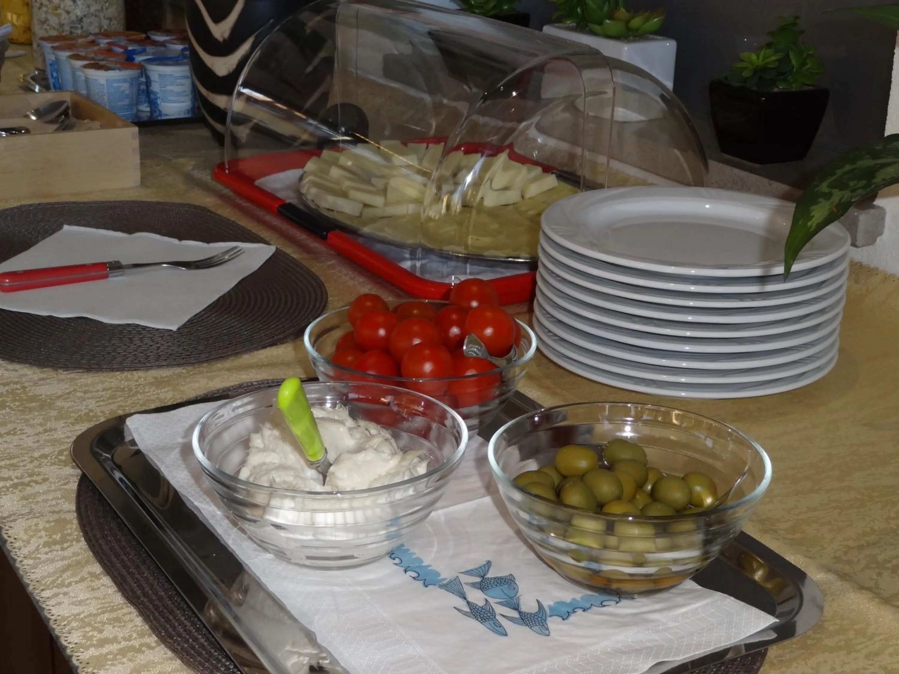 Buffet breakfast in Pension Silvia