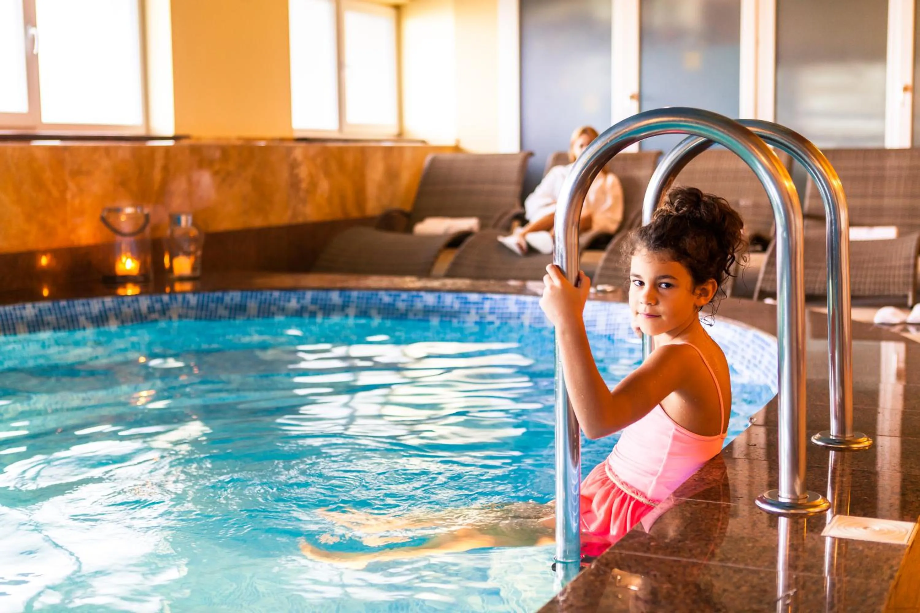 Swimming pool in SPA Amber Palace