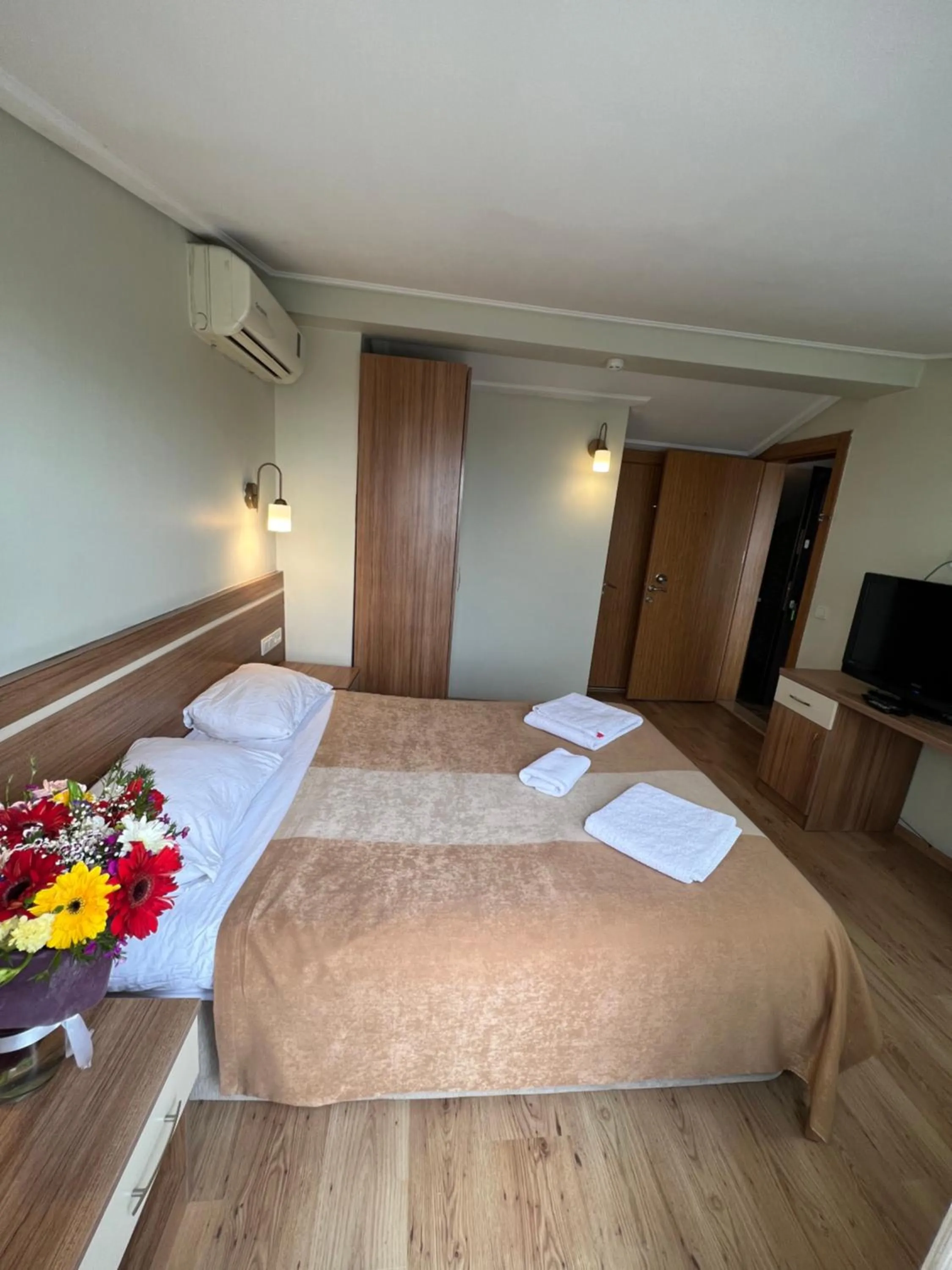 Bed in Aycan Sultan Apart Hotel