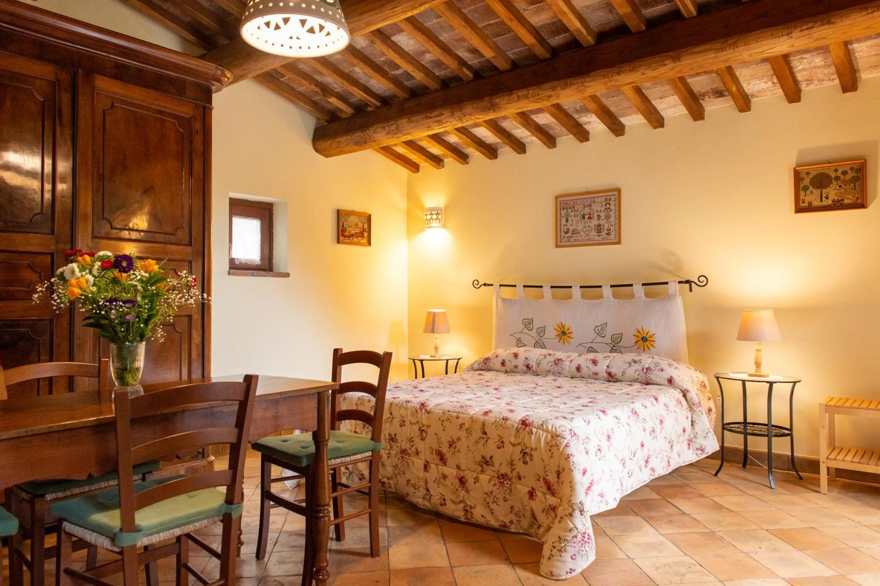 Bed in Podere Sette Piagge