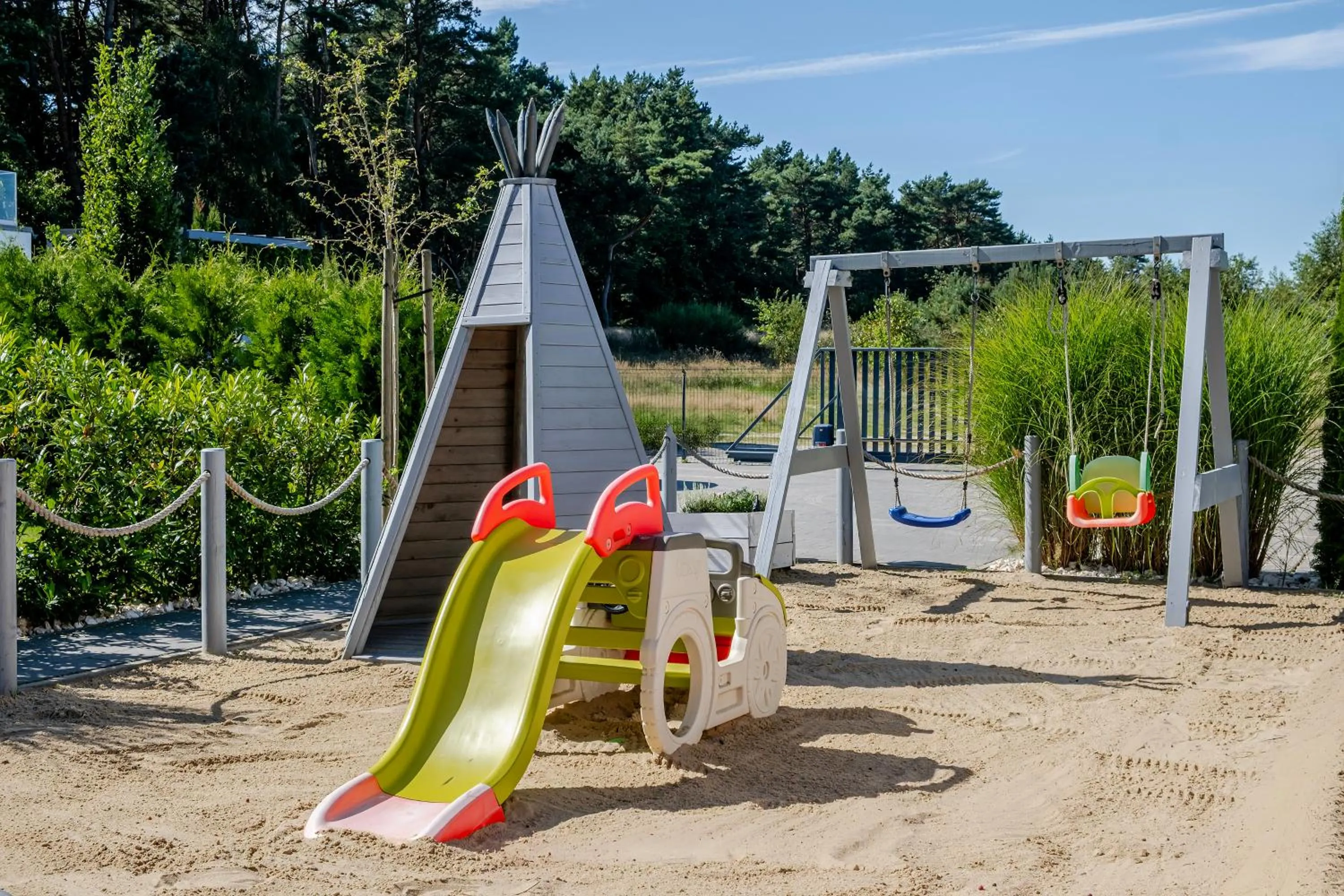 Children play ground in Przypływy & Odpływy