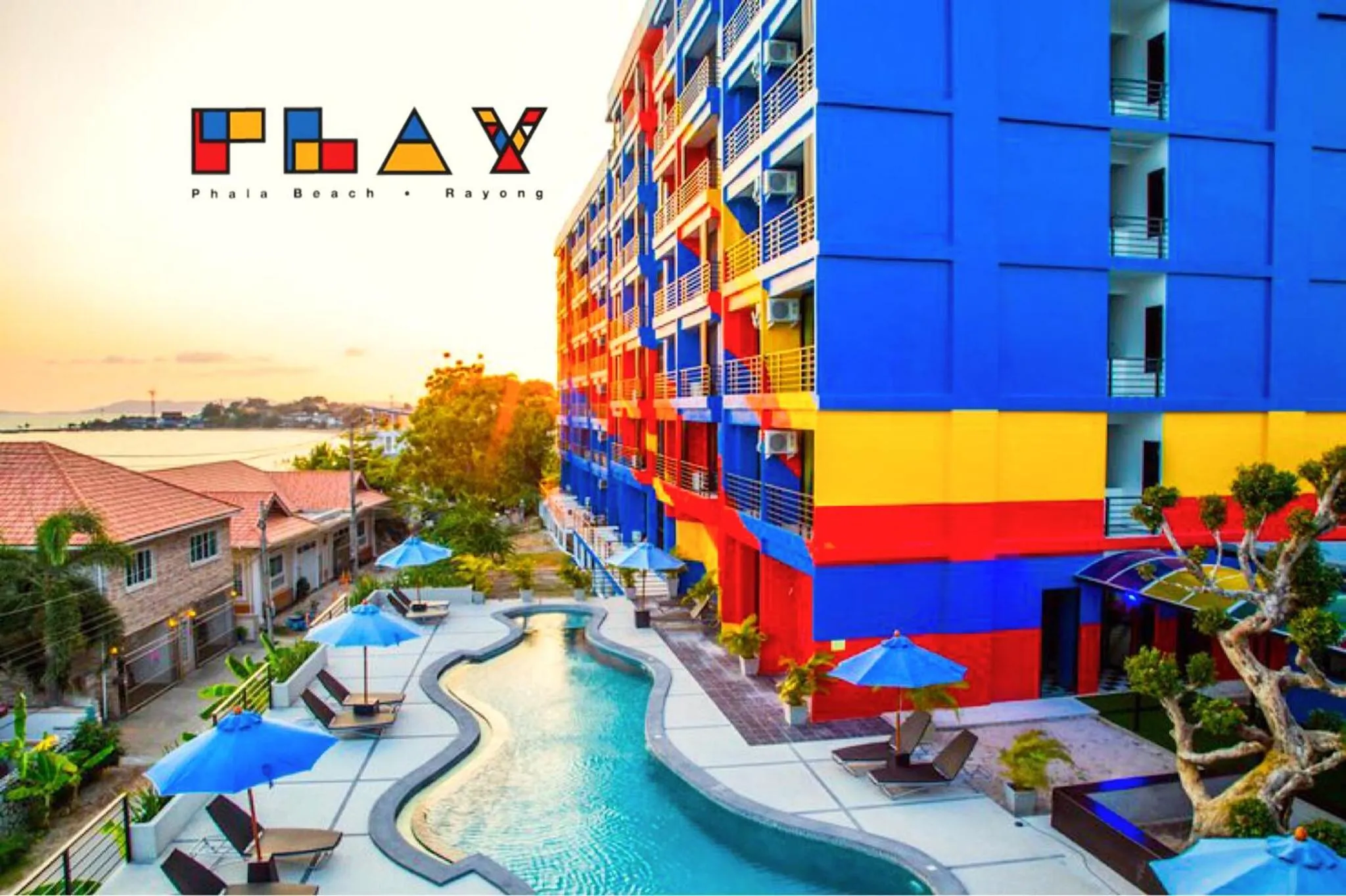 Pool view in Play Phala Beach Rayong