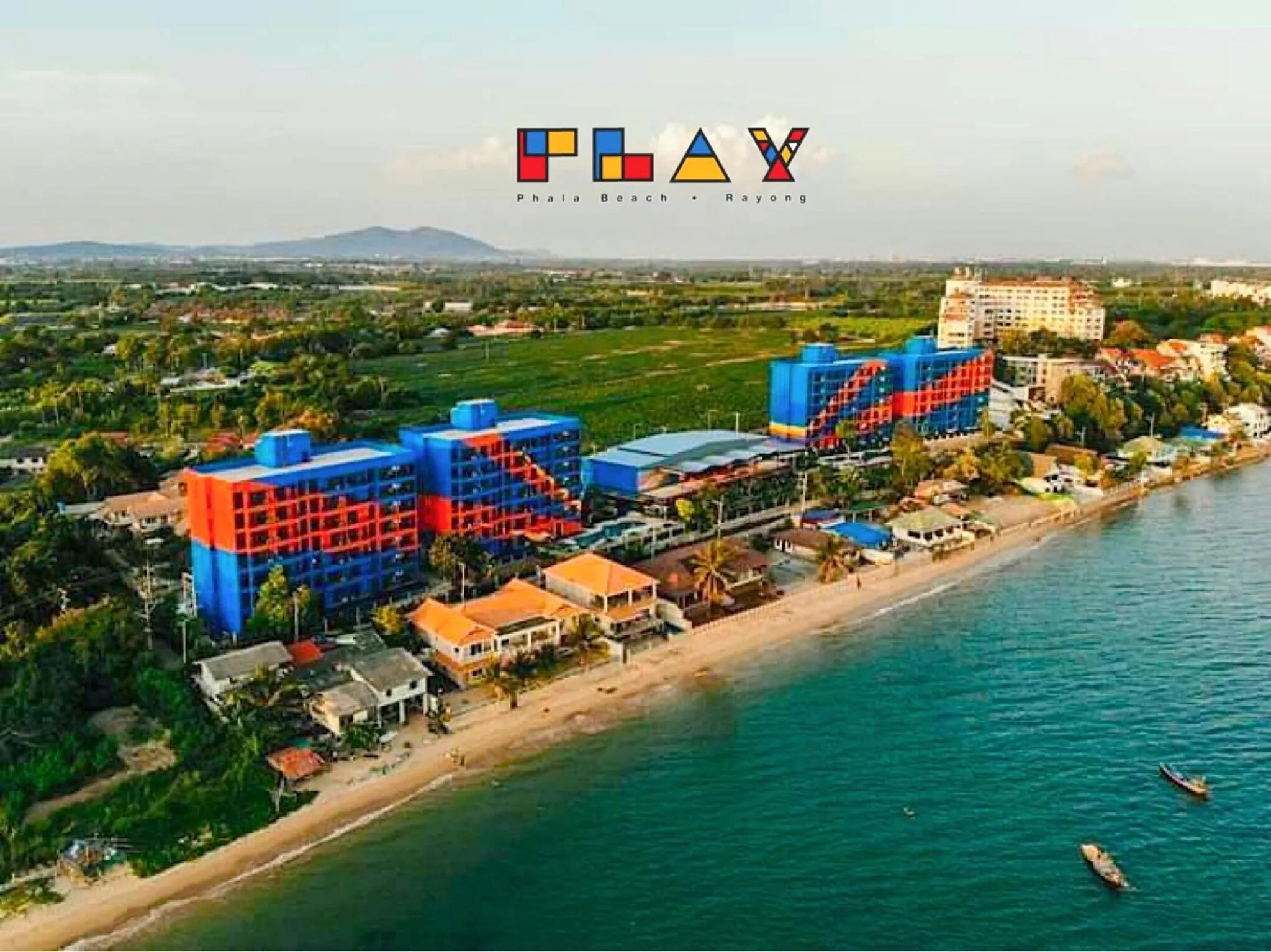 Bird's eye view in Play Phala Beach Rayong