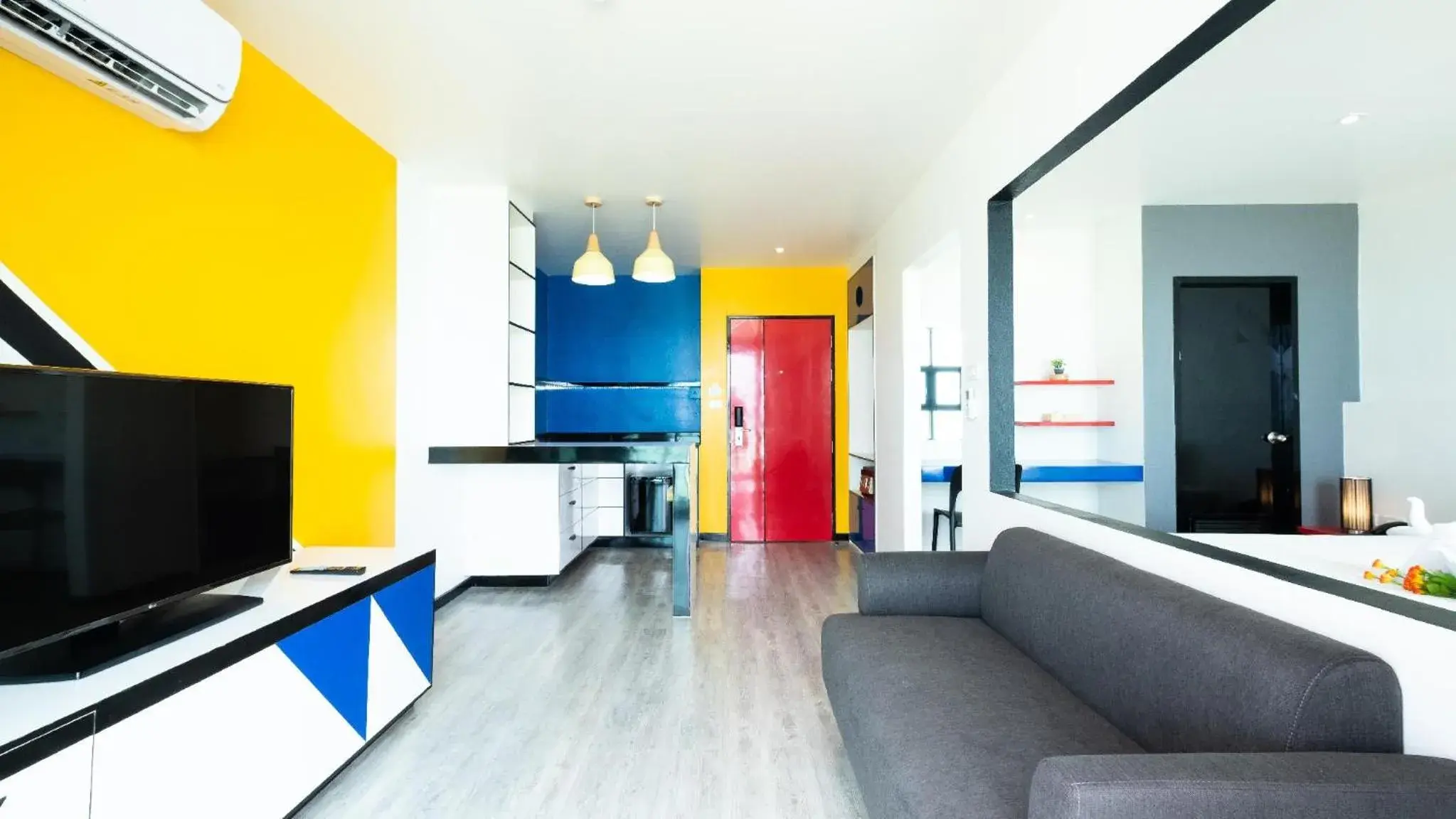 Living room in Play Phala Beach Rayong Living room in Play Phala Beach Rayong