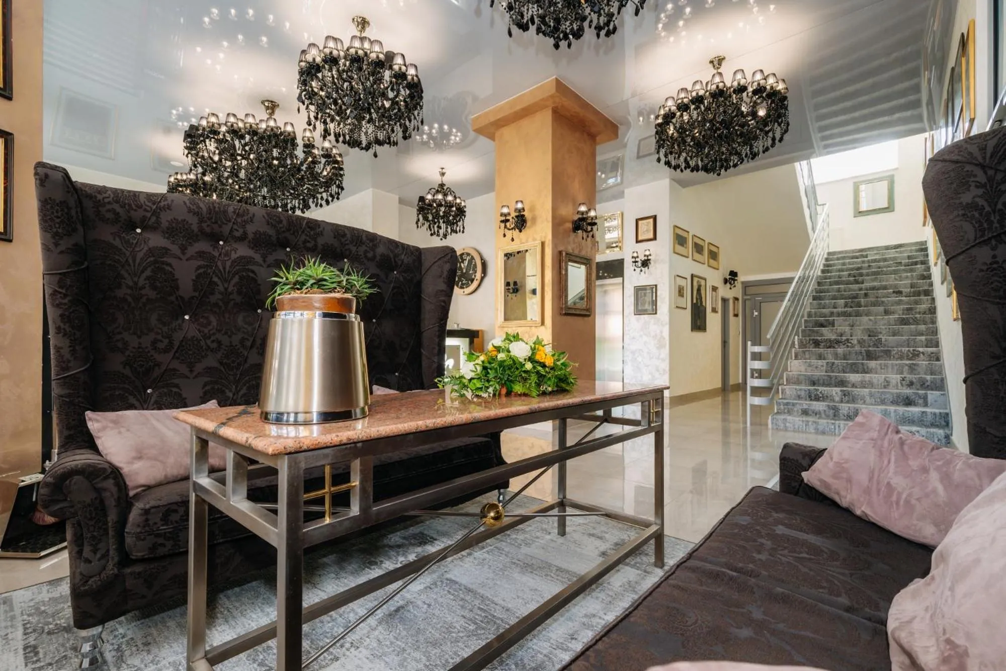 Lobby or reception in Hotel Marttel